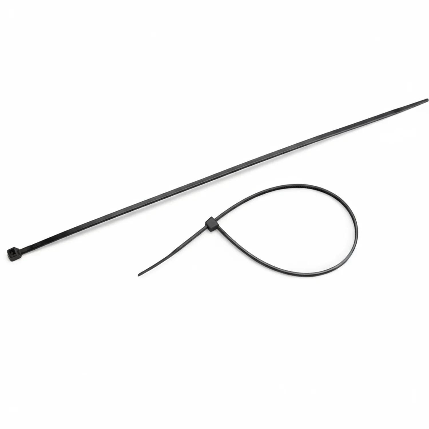 8" 18lb BlackUV Cable Tie 100/bag