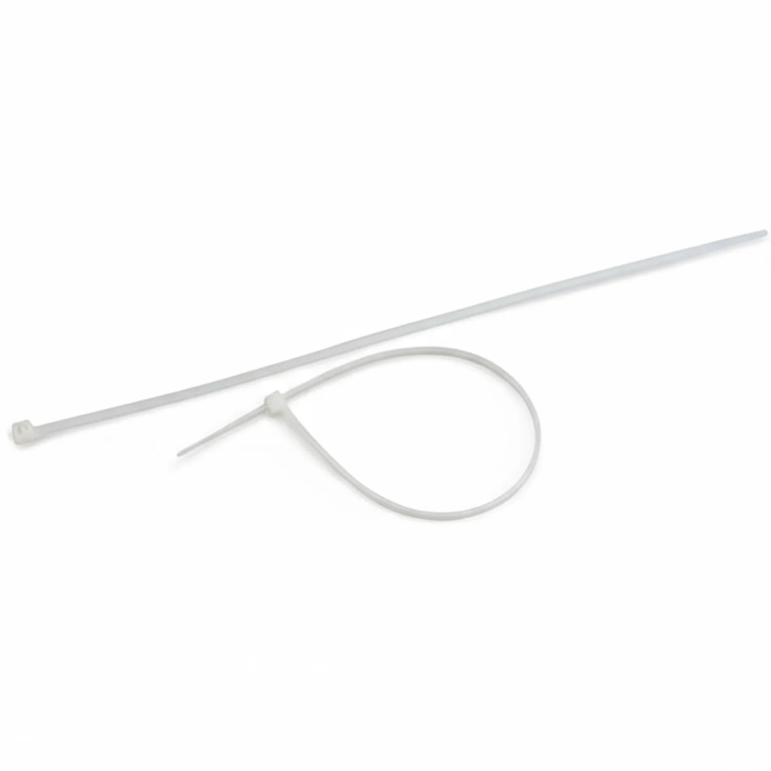 8" 18lb Natural Cable Tie 100/bag