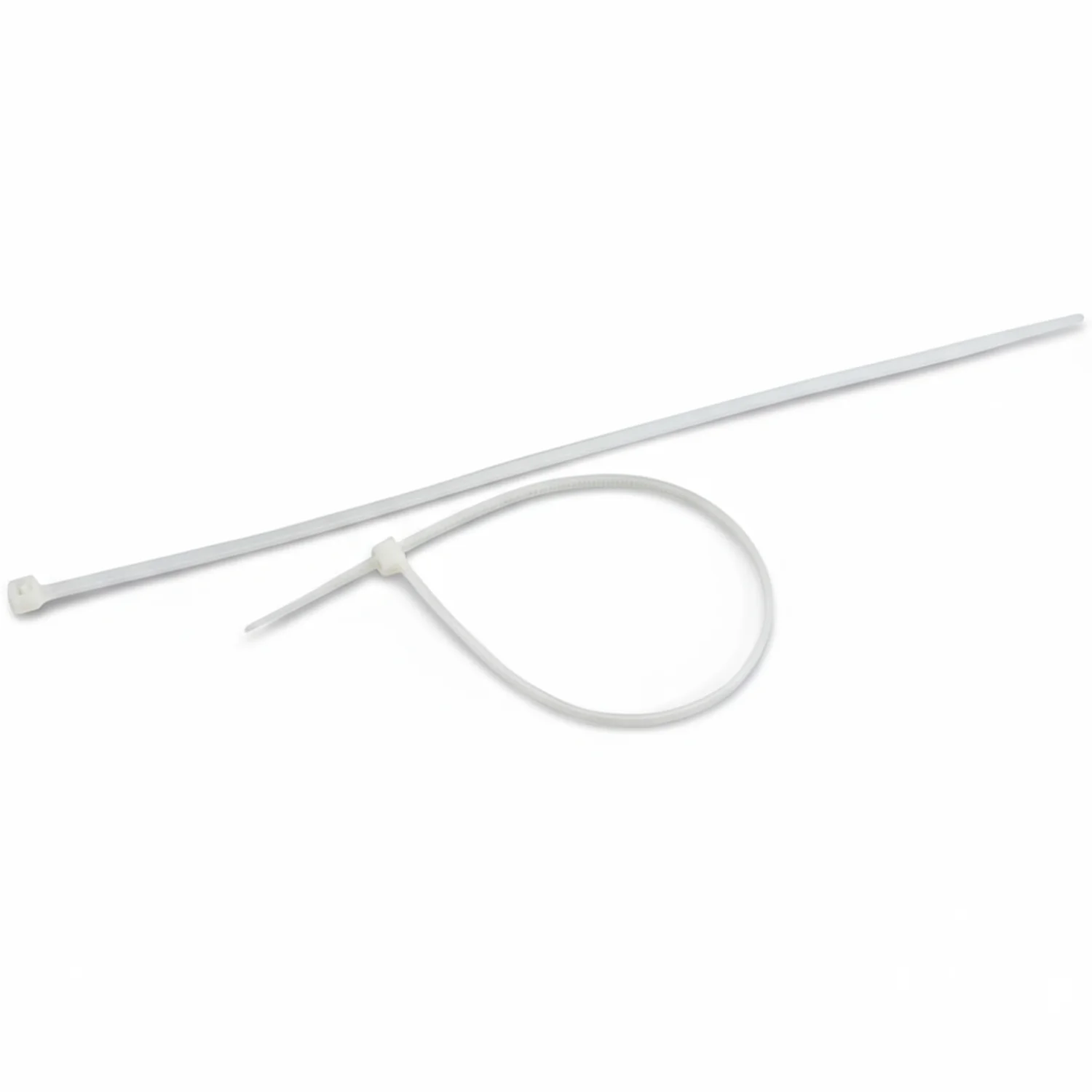 8" 18lb Natural Cable Tie 1000/bag