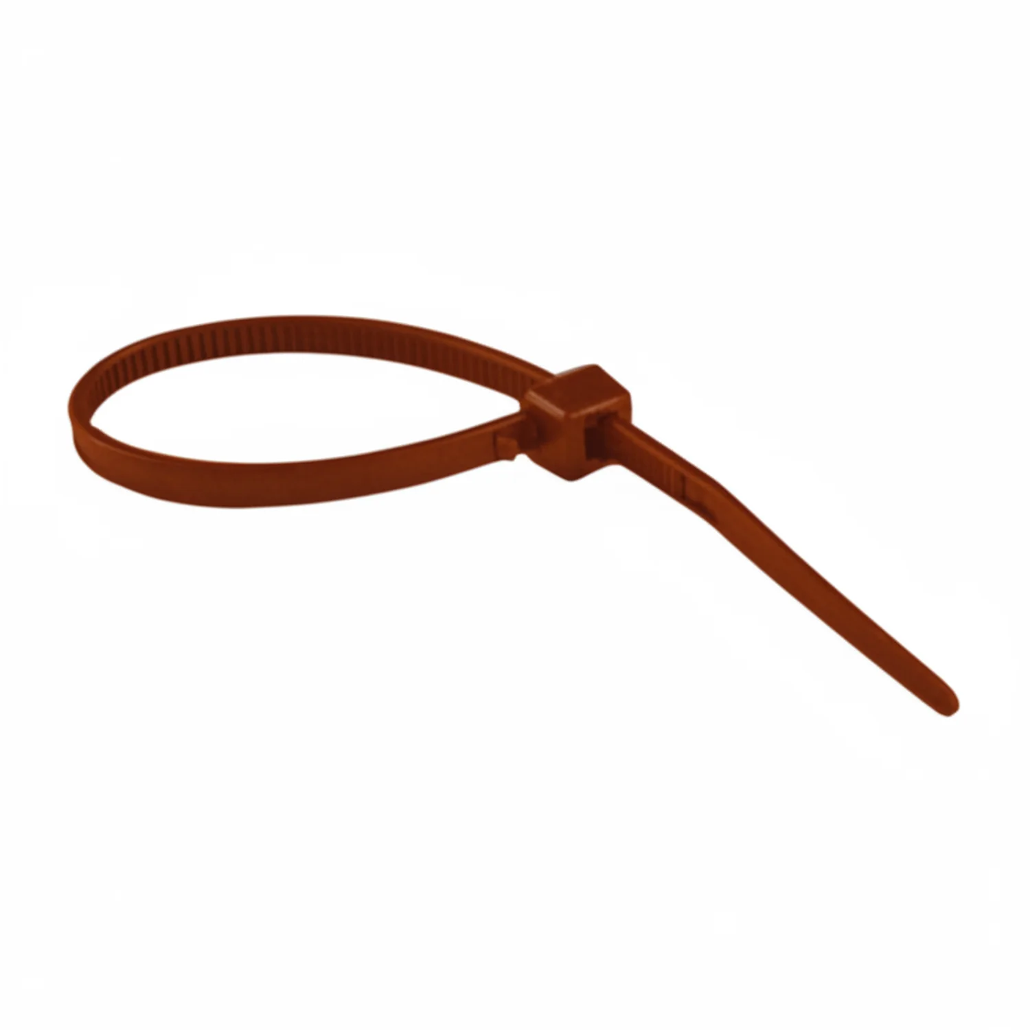 8" 40lb Brown Cable Ties / Zip Ties 100/bag Part # C8-40-Brown - Image 3