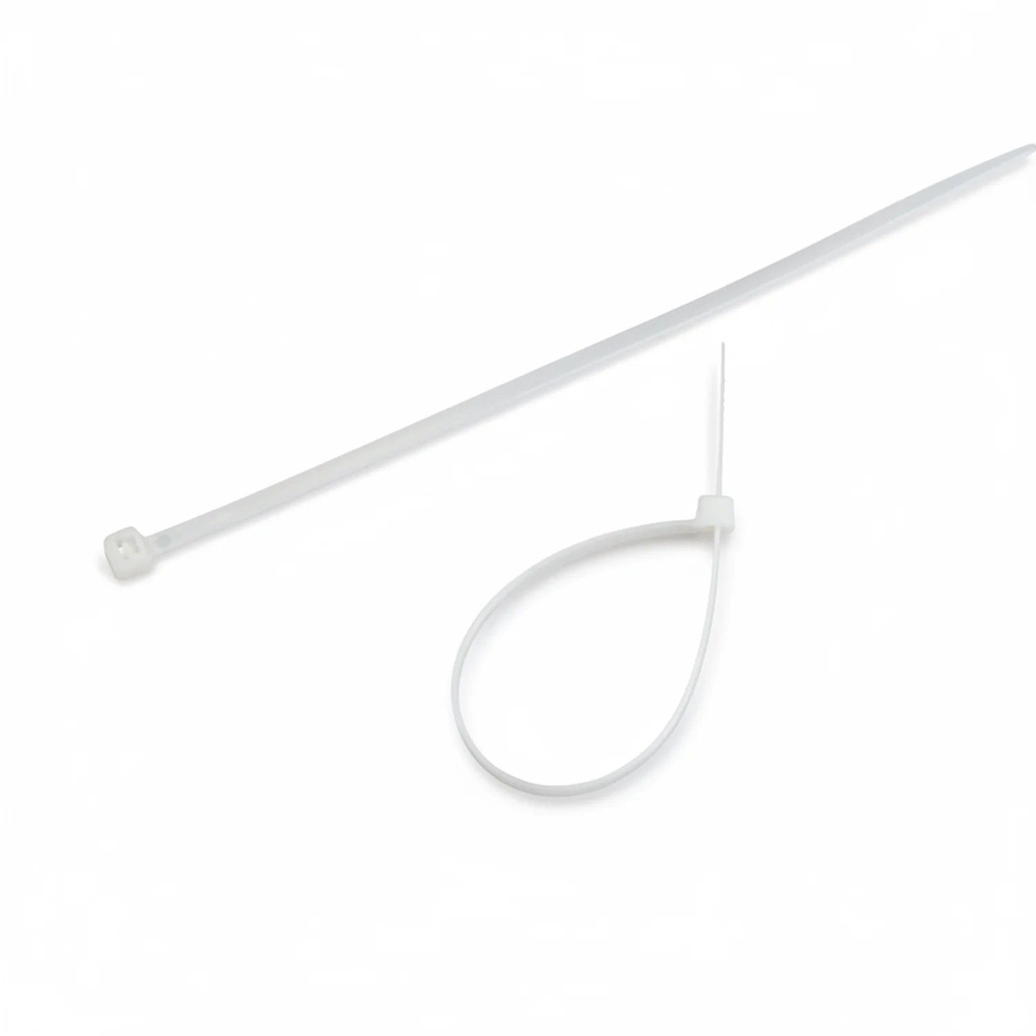 8" 40lb Natural Cable Tie 100/bag