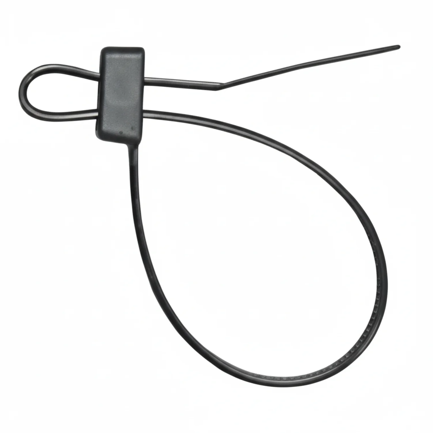 8" 50lb Black Double Loop Cable Ties / Zip Ties 100/bag Part #DL8-50-0C - Image 4