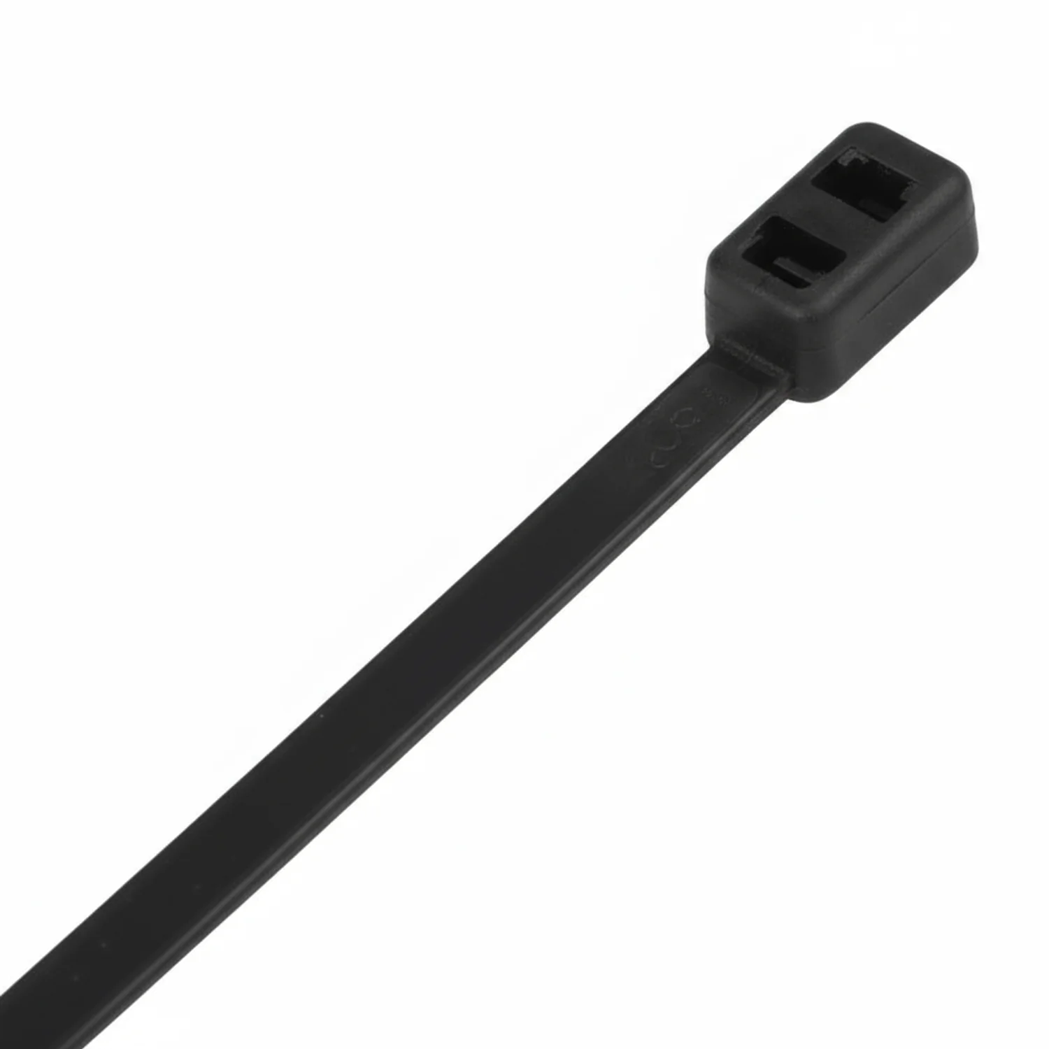 8" 50lb Black Double Loop Cable Ties / Zip Ties 100/bag Part #DL8-50-0C - Image 5
