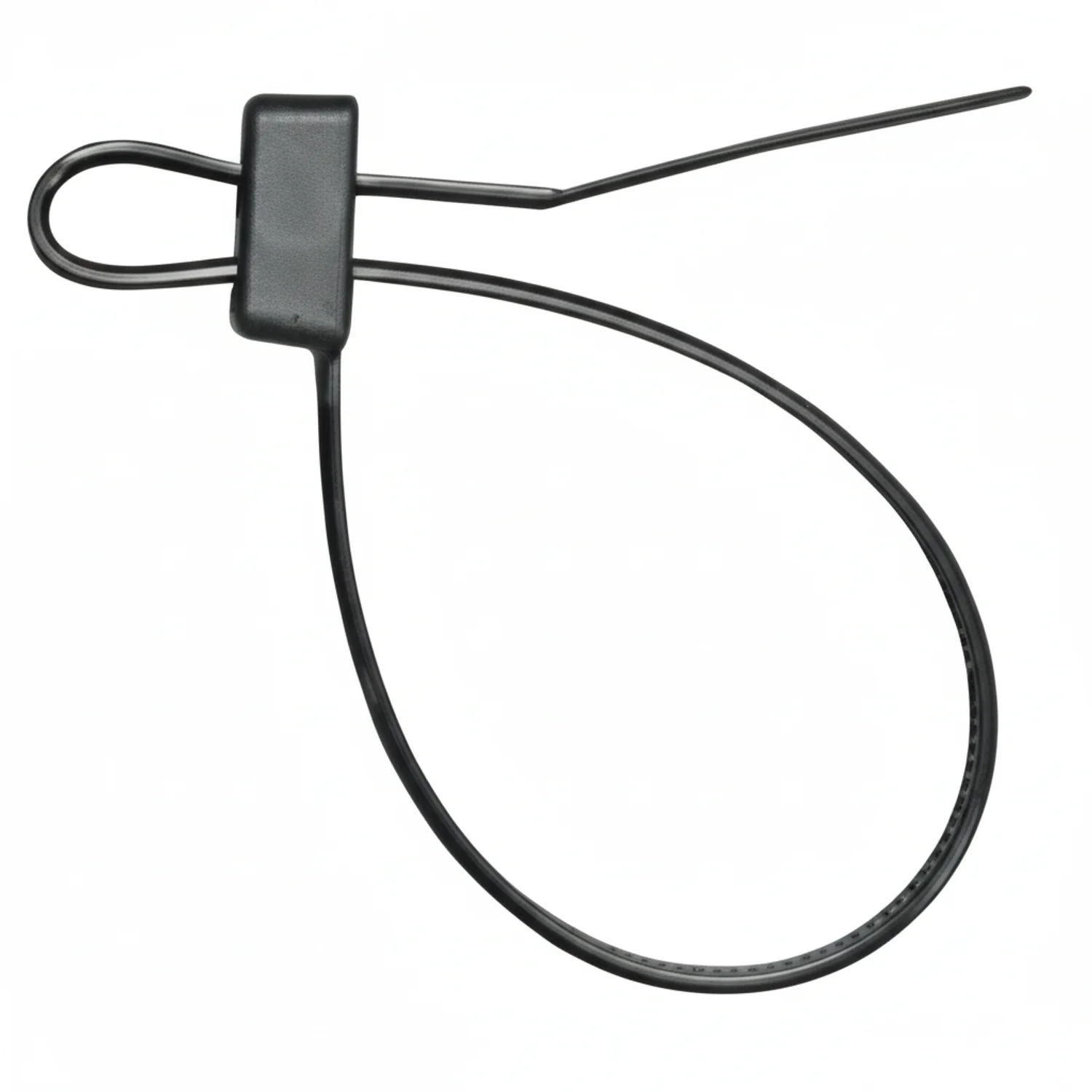 8" 50lb Black Double Loop Cable Ties / Zip Ties 500/bag Part #DL8-50-0D - Image 3