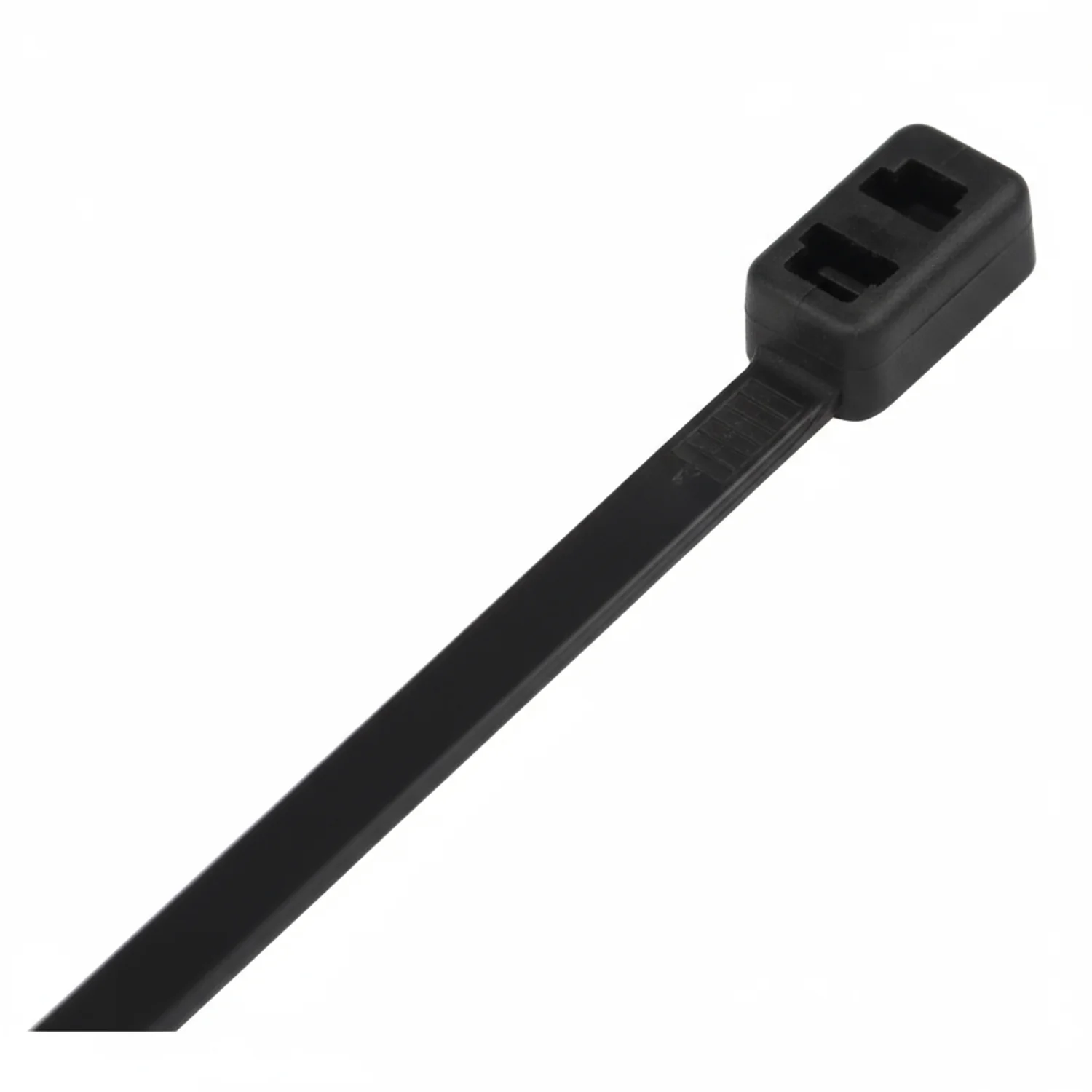 8" 50lb Black Double Loop Cable Ties / Zip Ties 500/bag Part #DL8-50-0D - Image 4