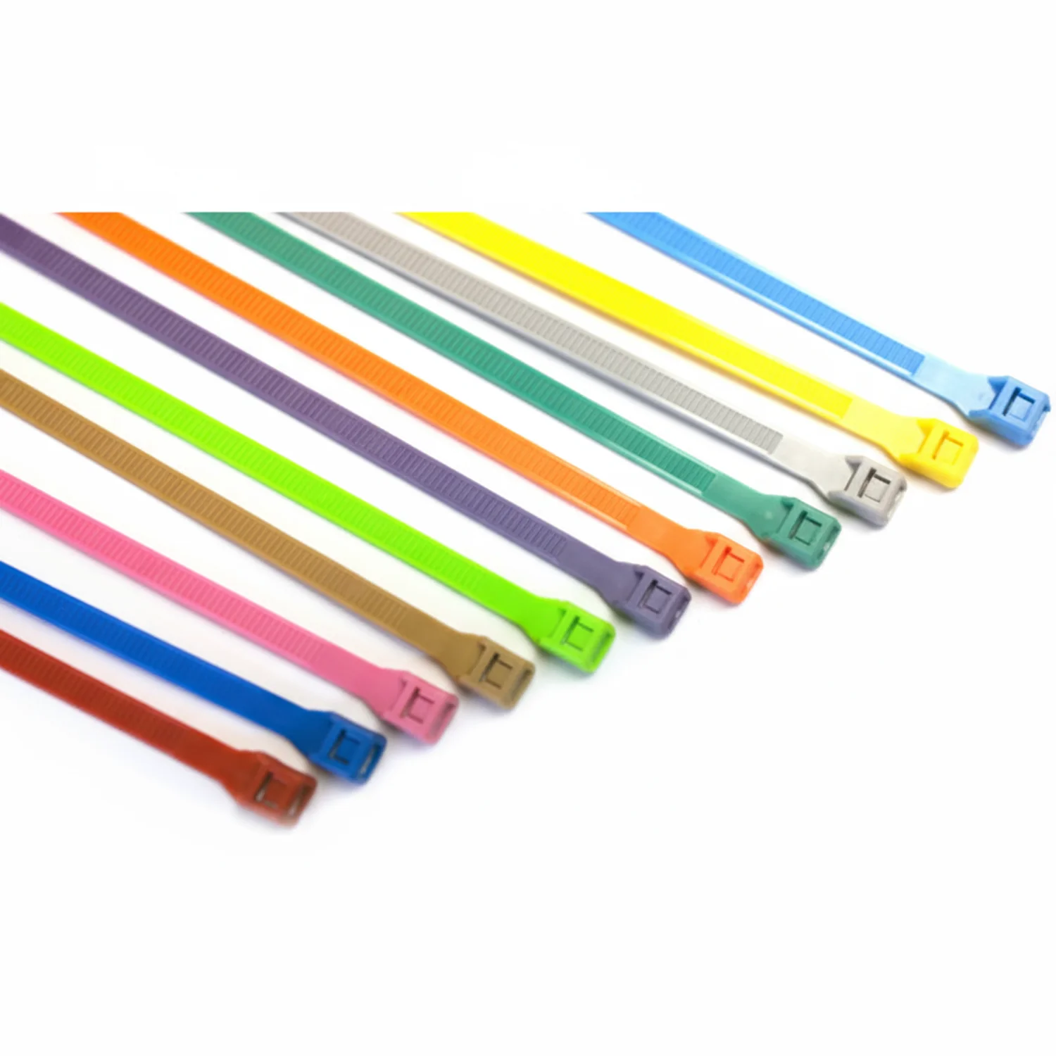 8" 50lb Black Low Profile/In-Line Cable Ties / Zip Ties 100/bag Part #LP8-50-0C - Image 5