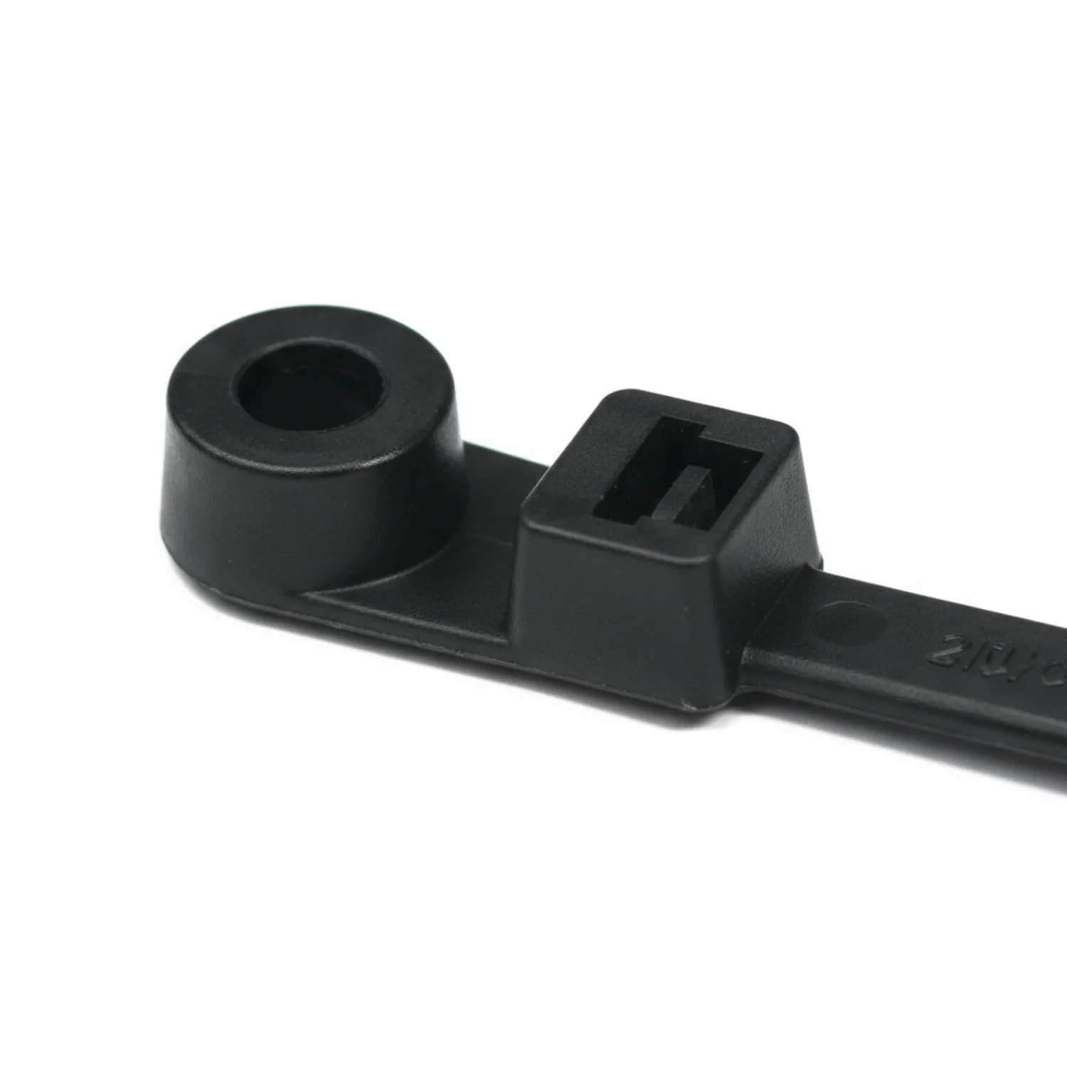 8" 50lb Screw Mount UV Black Cable Ties / Zip Ties 1000/bag Part #SM8-50-0M