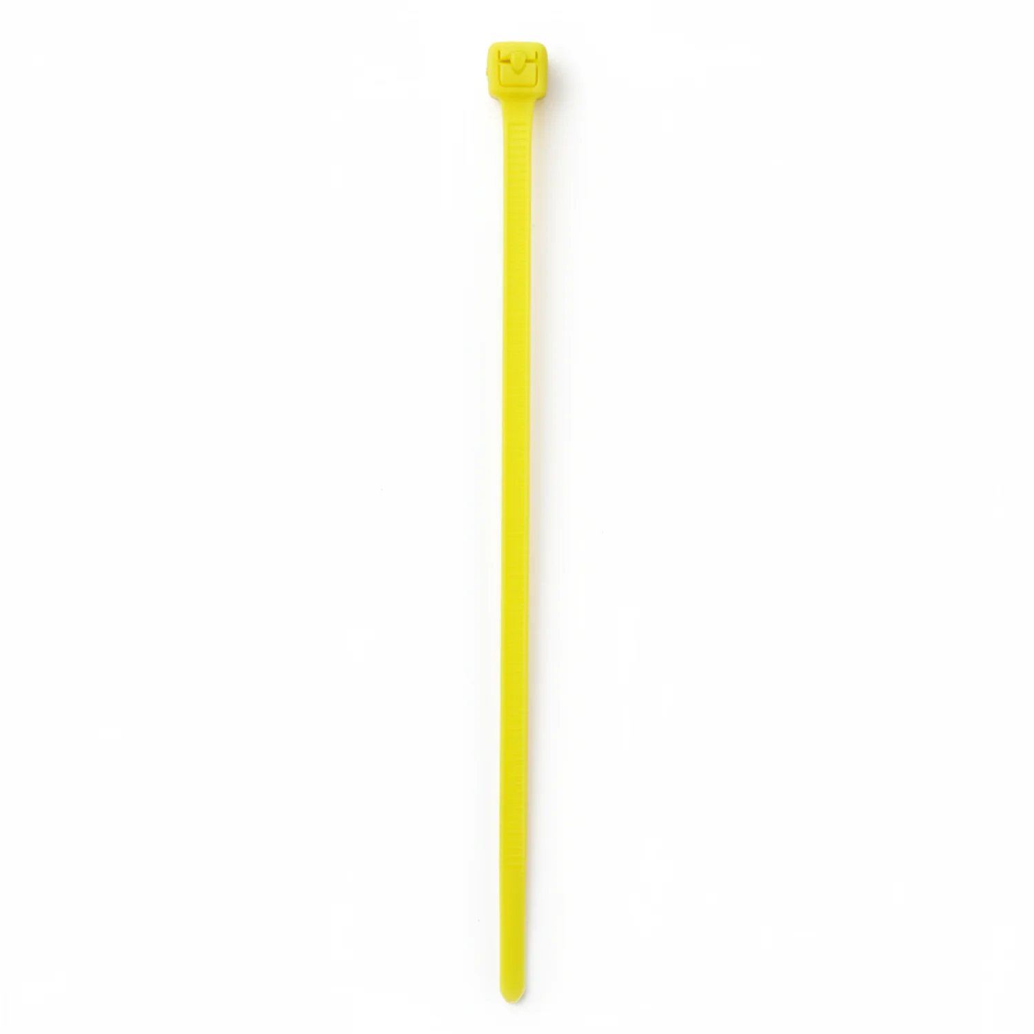 8" 50lb Fluorescent Yellow Cable Ties / Zip Ties 100/bag Part # C8-50-Flo Yellow - Image 4