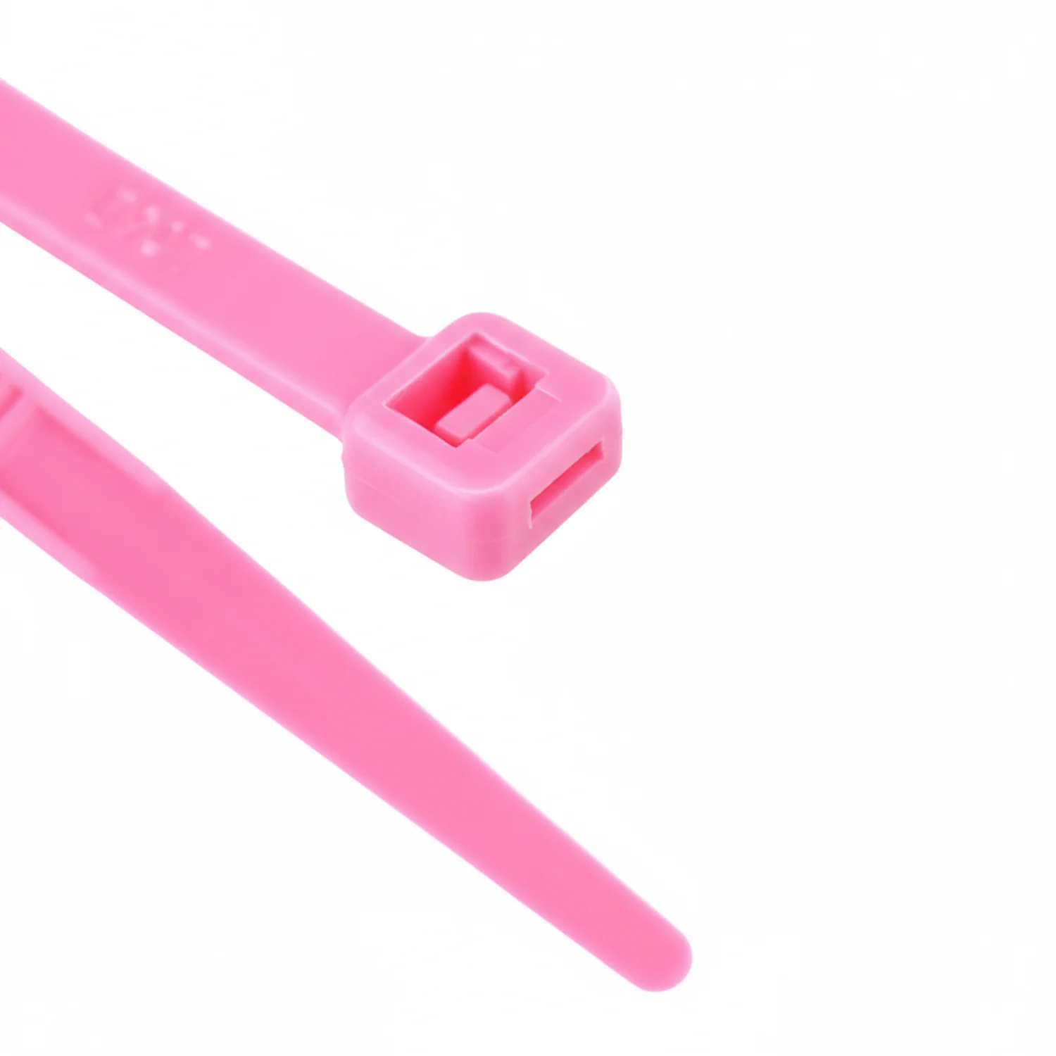 8" 50lb Fluorescent Pink Cable Tie 100/bag