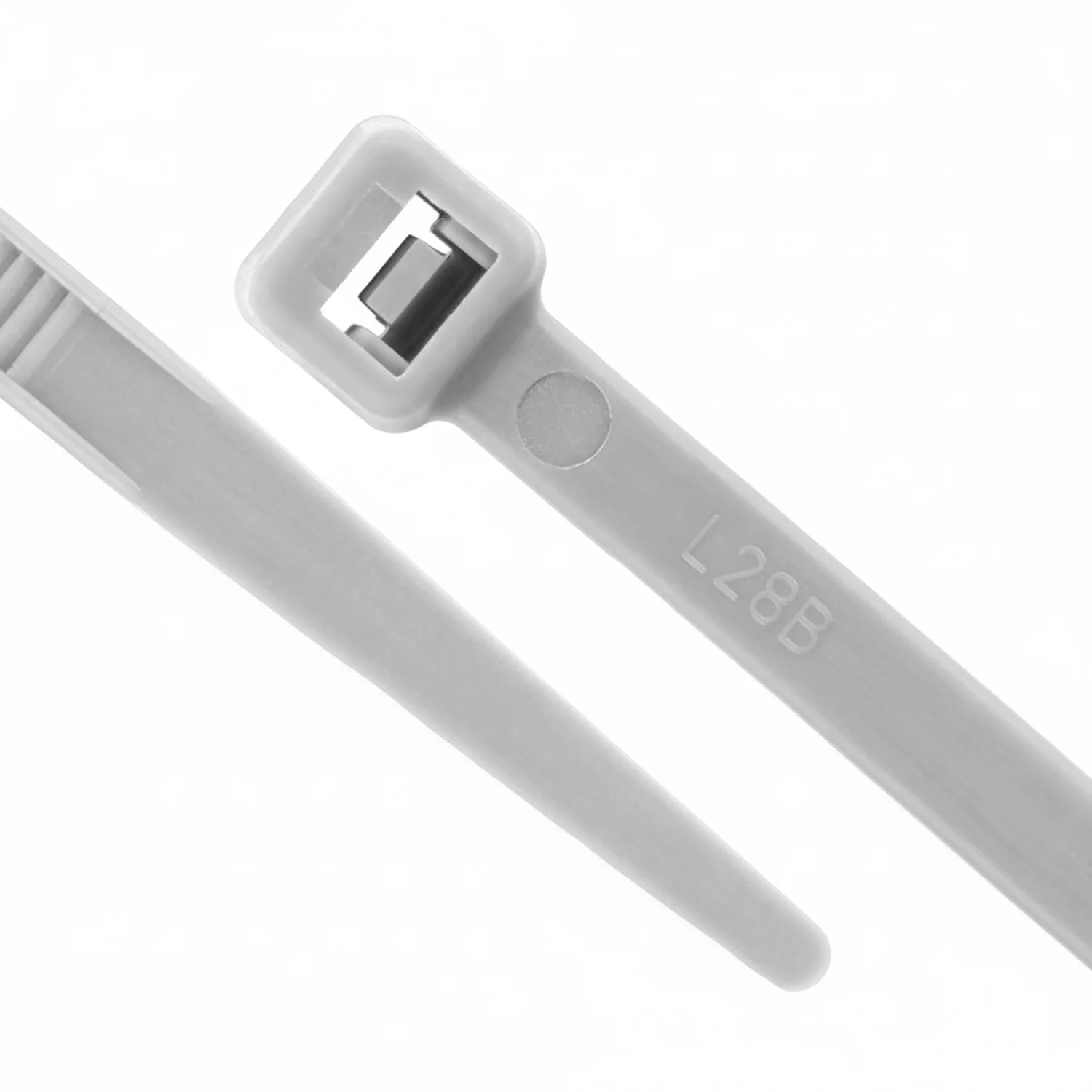 8" 50lb Gray Cable Tie 100/bag
