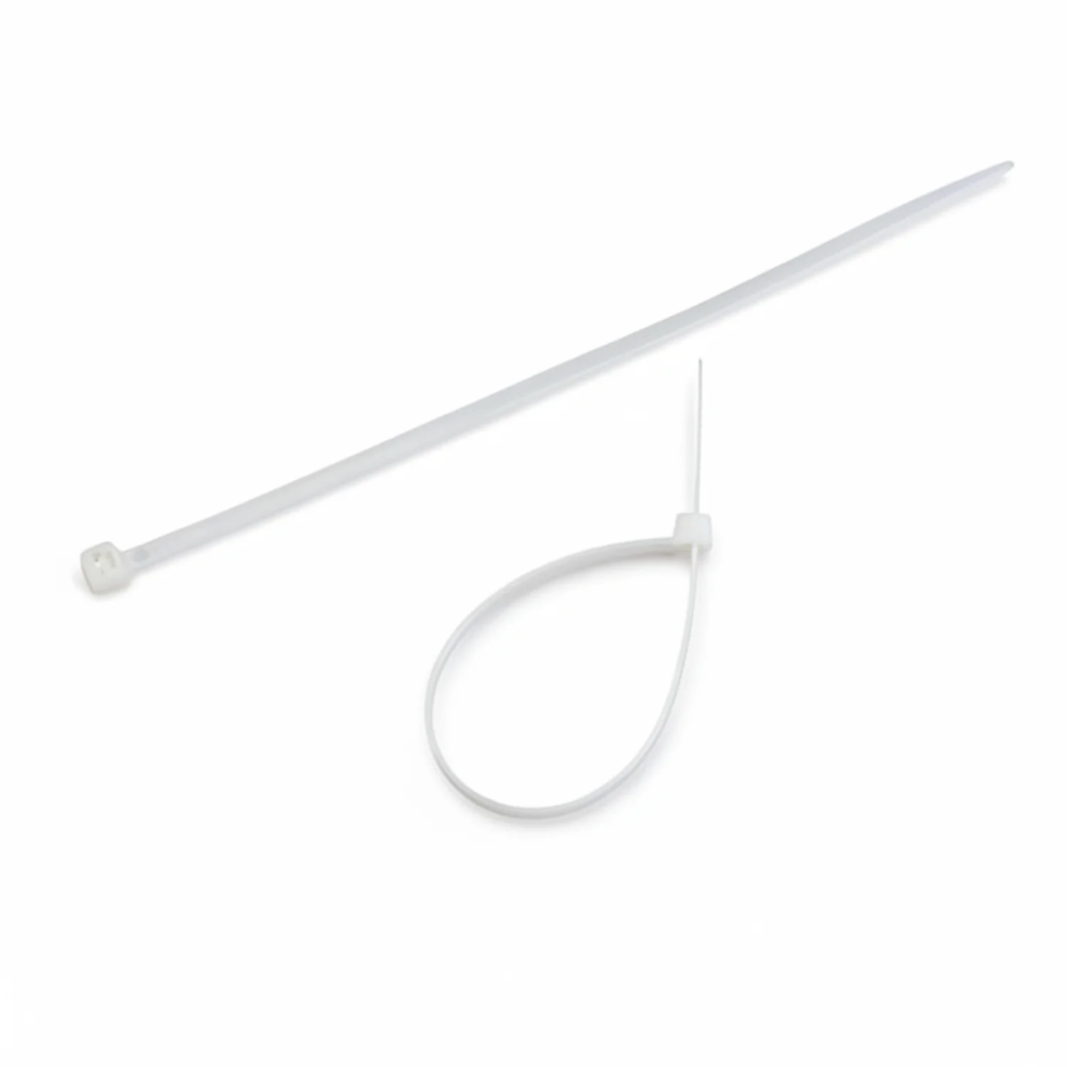8" 50lb Natural Cable Tie 30/bag