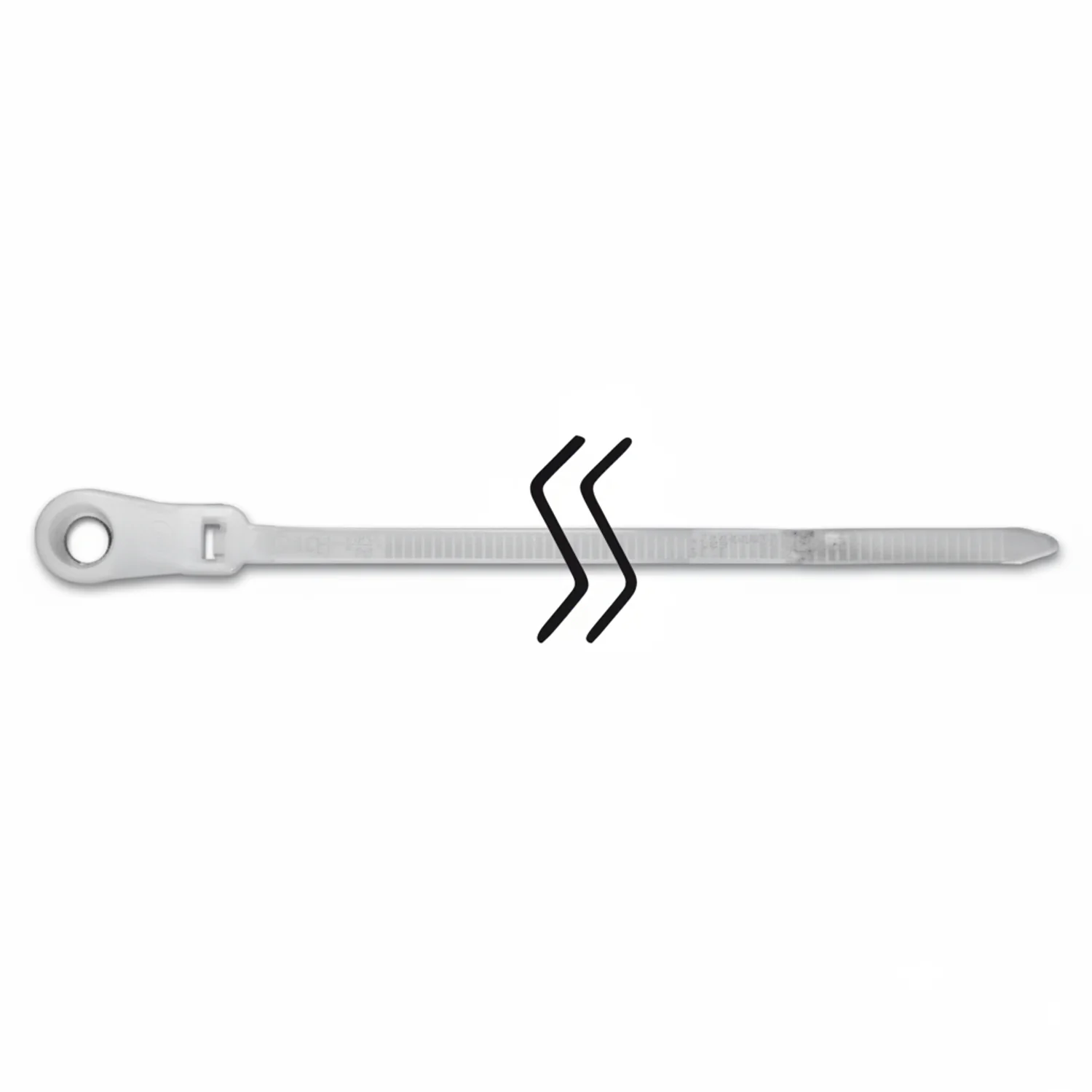 8" 50lb Screw Mount Natural Mounting Head Cable Ties / Zip Ties 100/bag Part #SM8-50-9C - Image 2