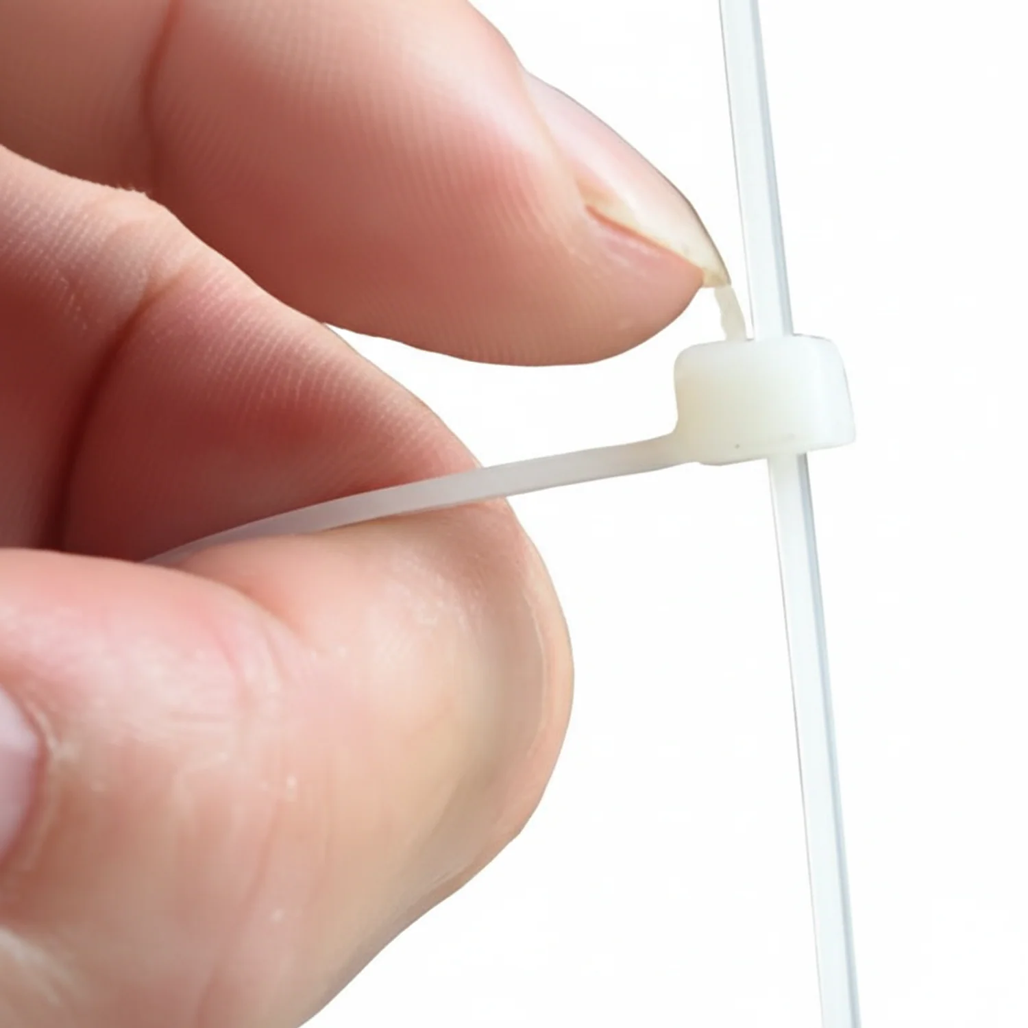 11" 50lb Natural Pawl Releasable Cable Ties / Zip Ties 1,000/bag Part #RT11-50-9M-.19 - Image 3