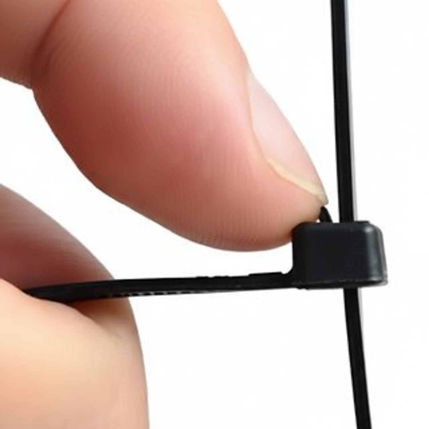 8" 50lb Natural Trigger Releasable Cable Ties / Zip Ties Part #RT8-50-9C-.30 - Image 5