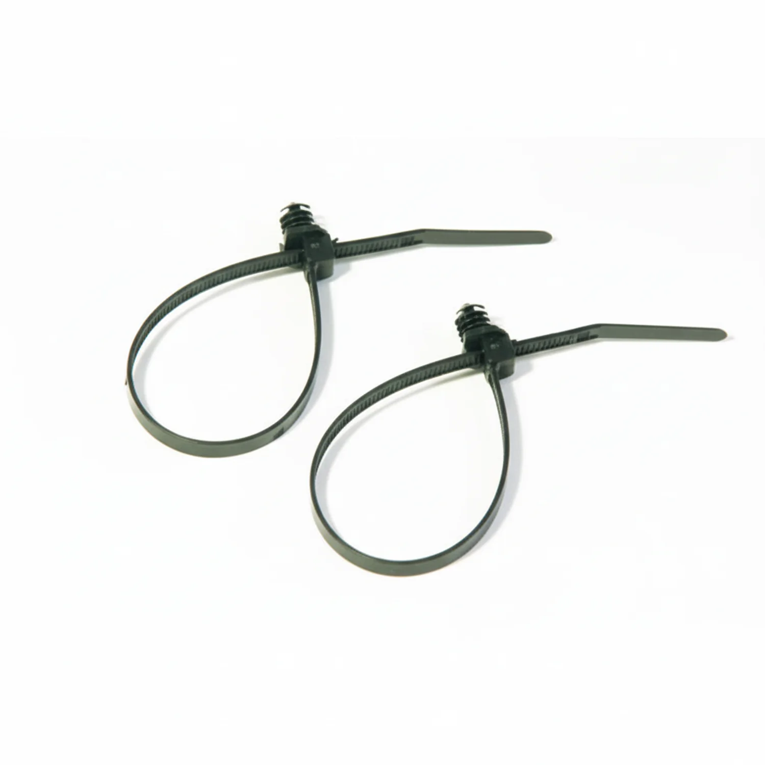 8" 50lb UV Black Fir Tree Cable Ties / Zip Ties 100/bag Part # 8-50-Fir Tree - Image 3