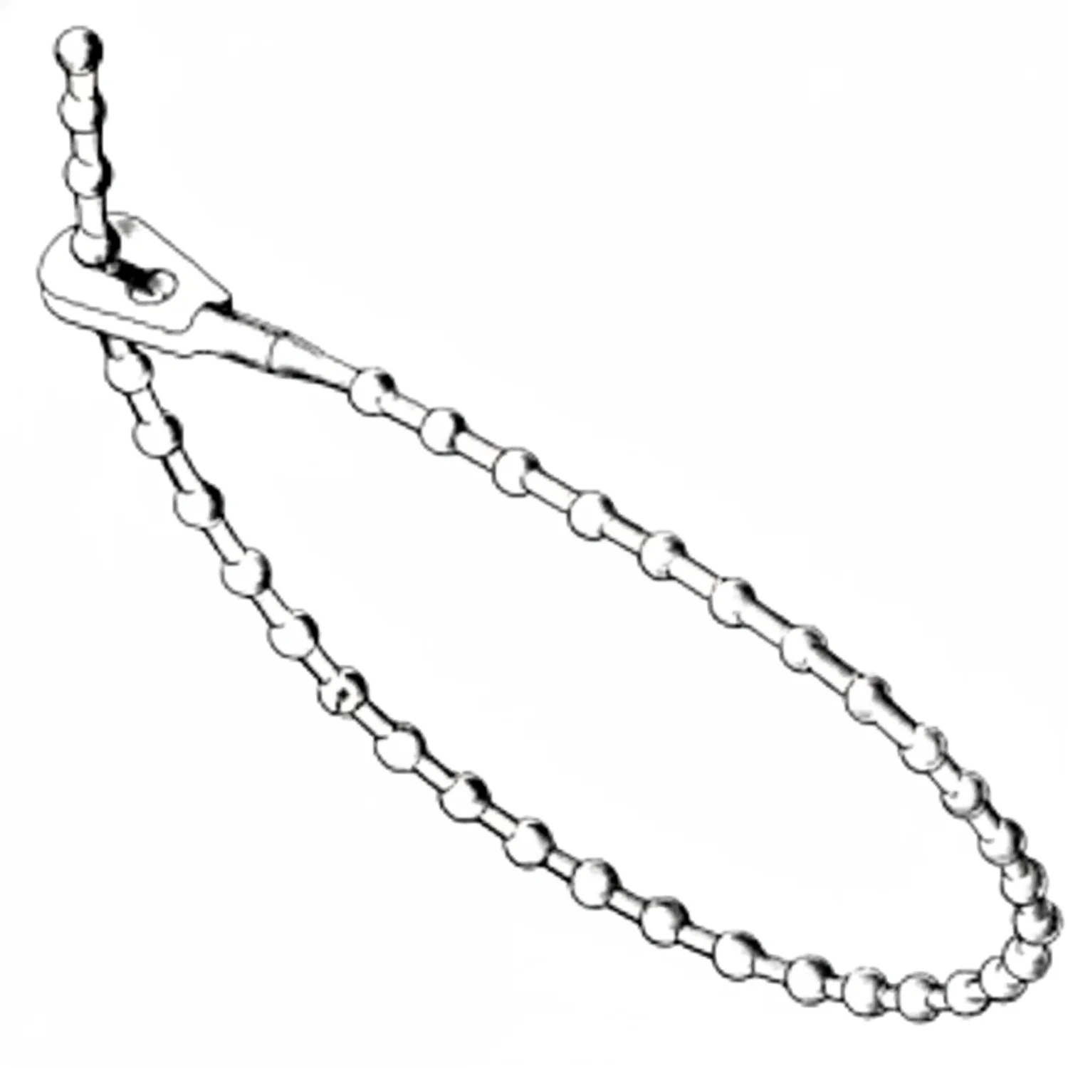 8" 75lb Natural Beaded Cable Ties / Zip Ties 1,000/bag Part # Bead-8-75-9M - Image 7