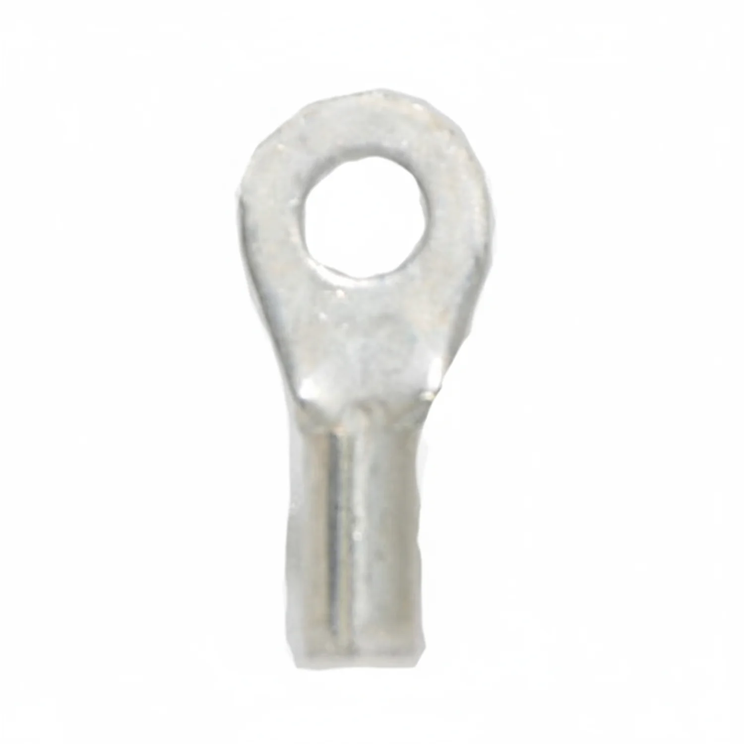 8 AWG Non-Insulated #8-10 Stud Ring Terminal- Brazed Seam 100/Bag