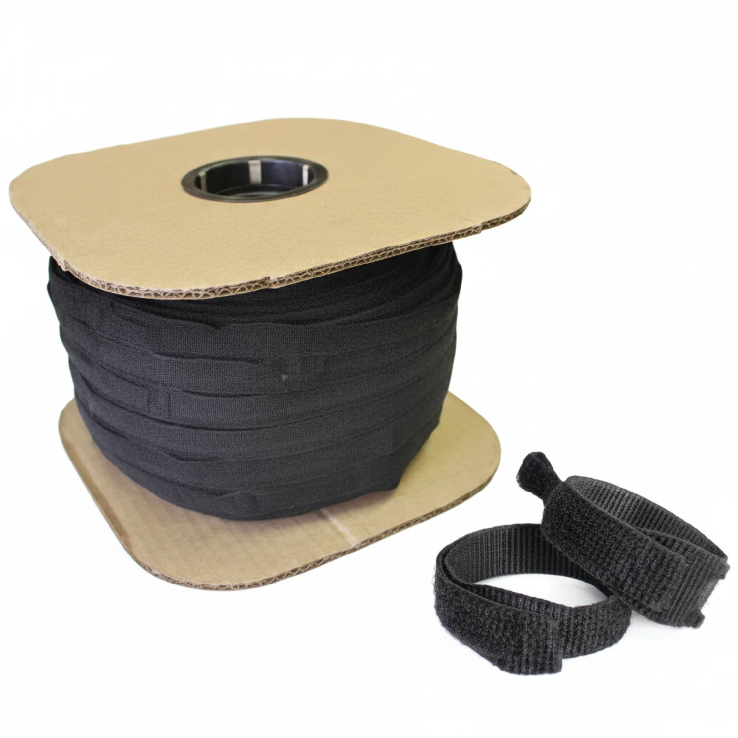 8" x 1/2" Velcro® Brand One Wrap® Straps, Black, 1329/Spool - Image 19