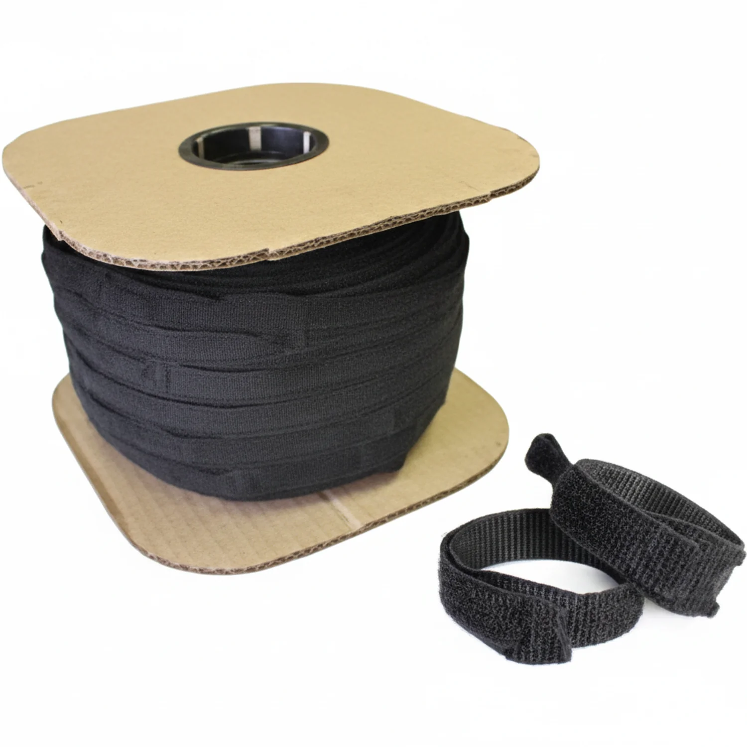 8" x 1" Velcro® Brand One Wrap® Straps Black 675/Spool - Image 21