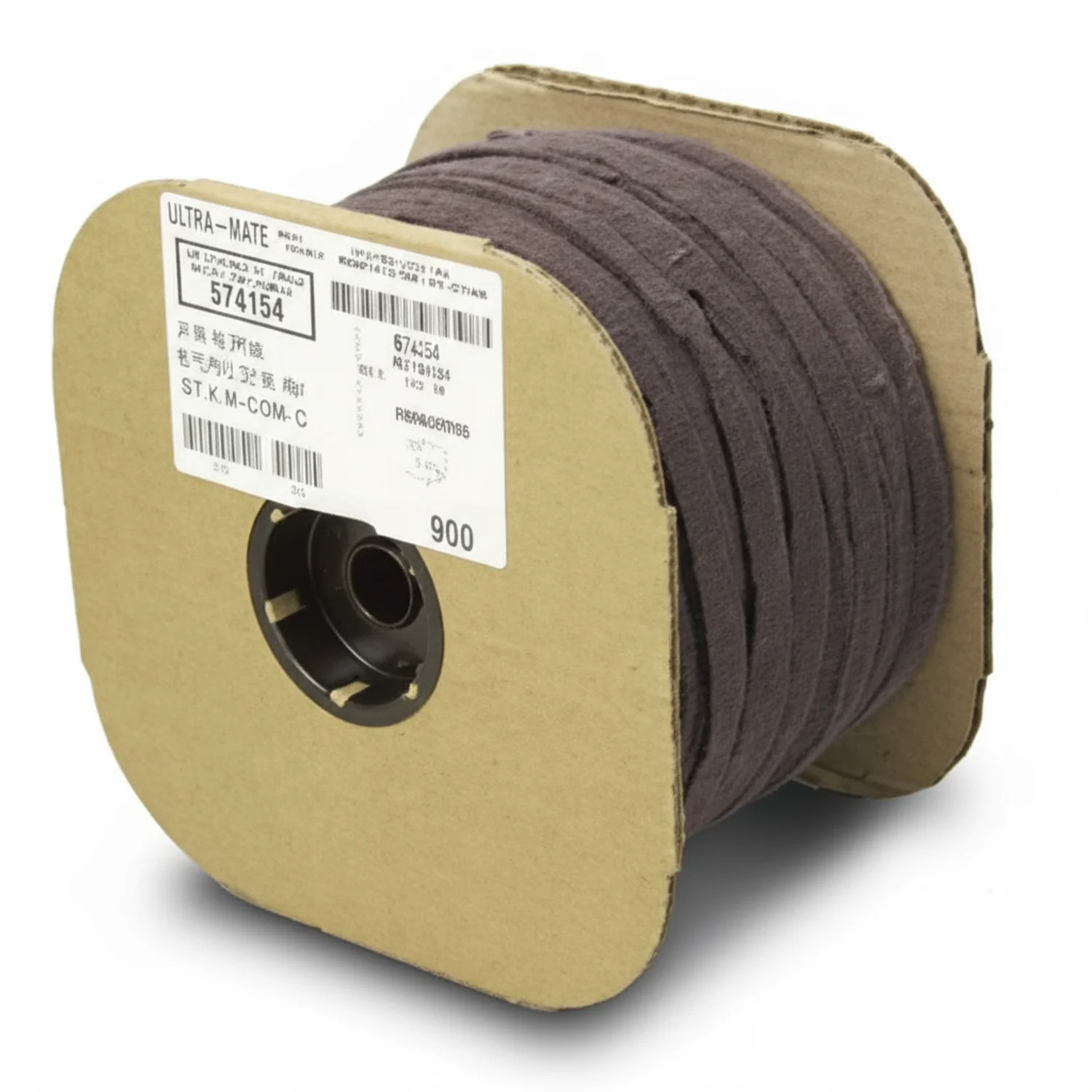 8" x 1" Velcro® Brand One Wrap® Straps Black 675/Spool - Image 6