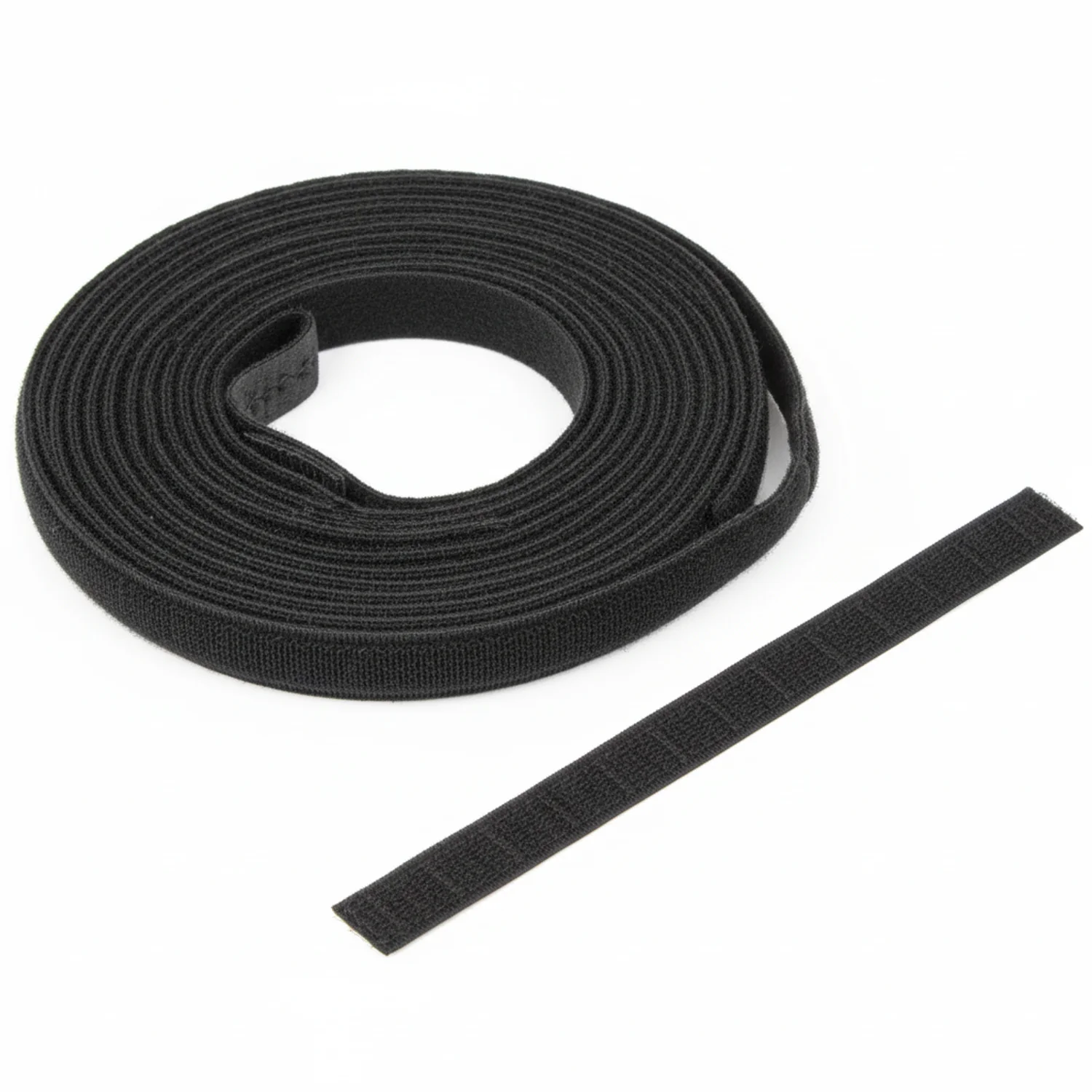 8" x 1" Velcro® Brand One Wrap® Straps Black 675/Spool - Image 7