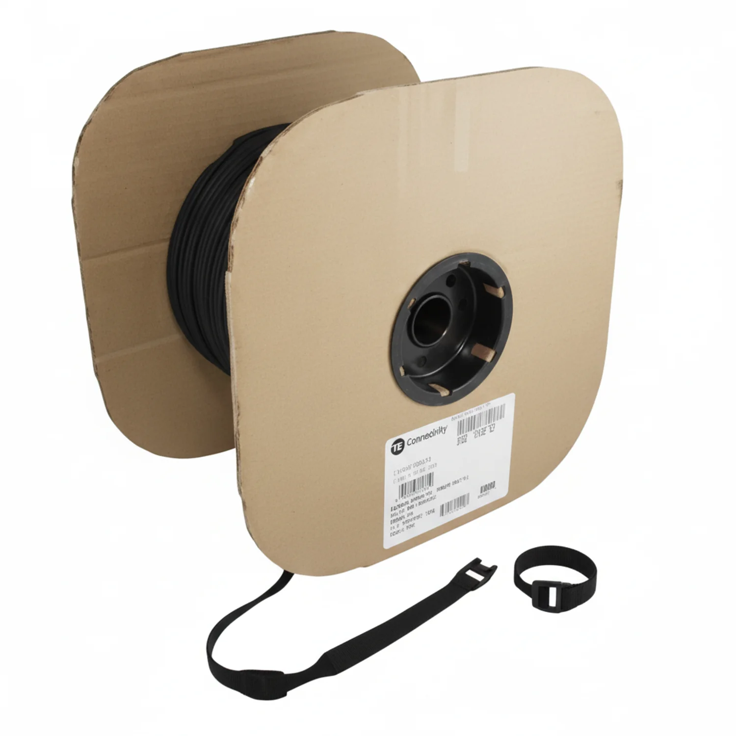 8" x 1" Velcro® Brand One Wrap® Straps Black 675/Spool - Image 9