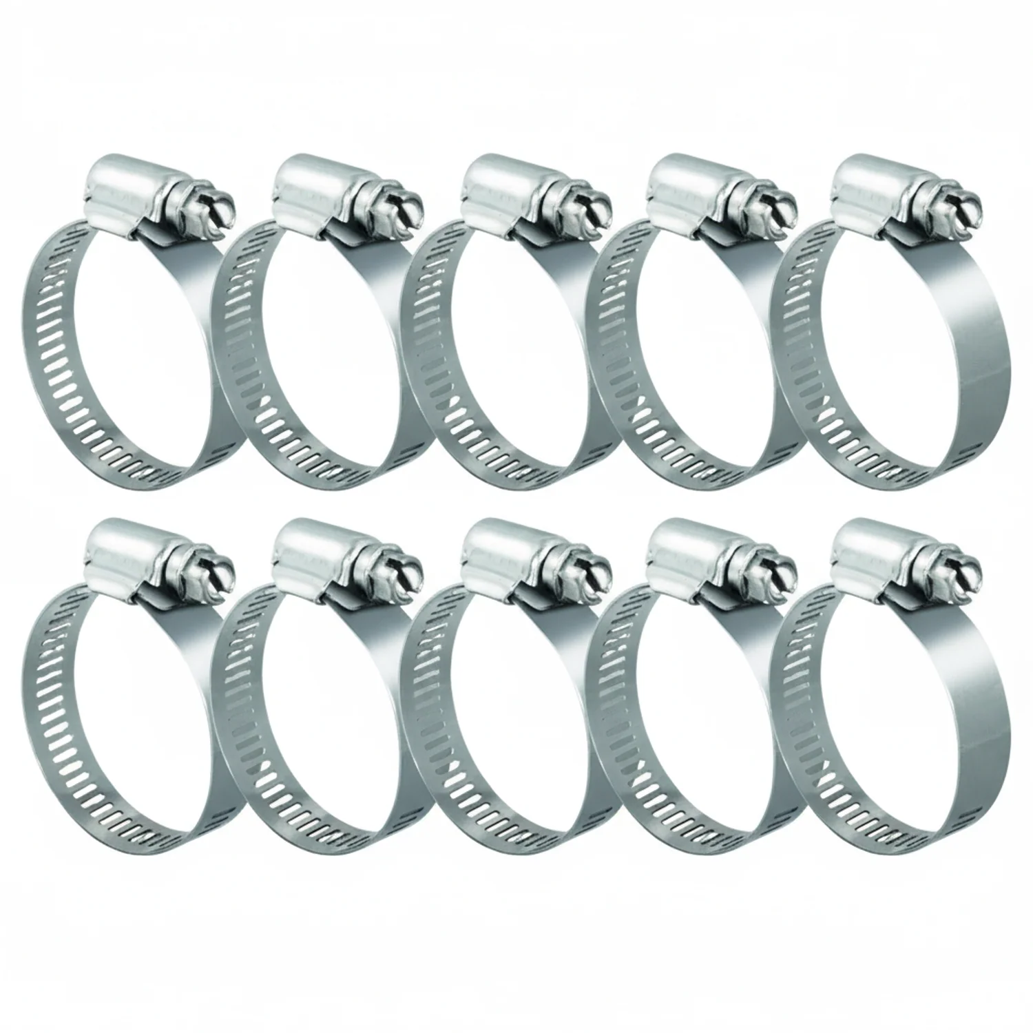 #80S All Stainless Steel Hose Clamp 10/box - Image 2