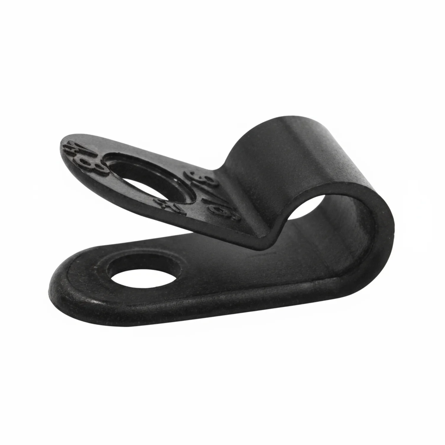 9/16" Black Heavy Duty Cable Clamp 1/2" wide, 100/bag, CC5-9/16-0C
