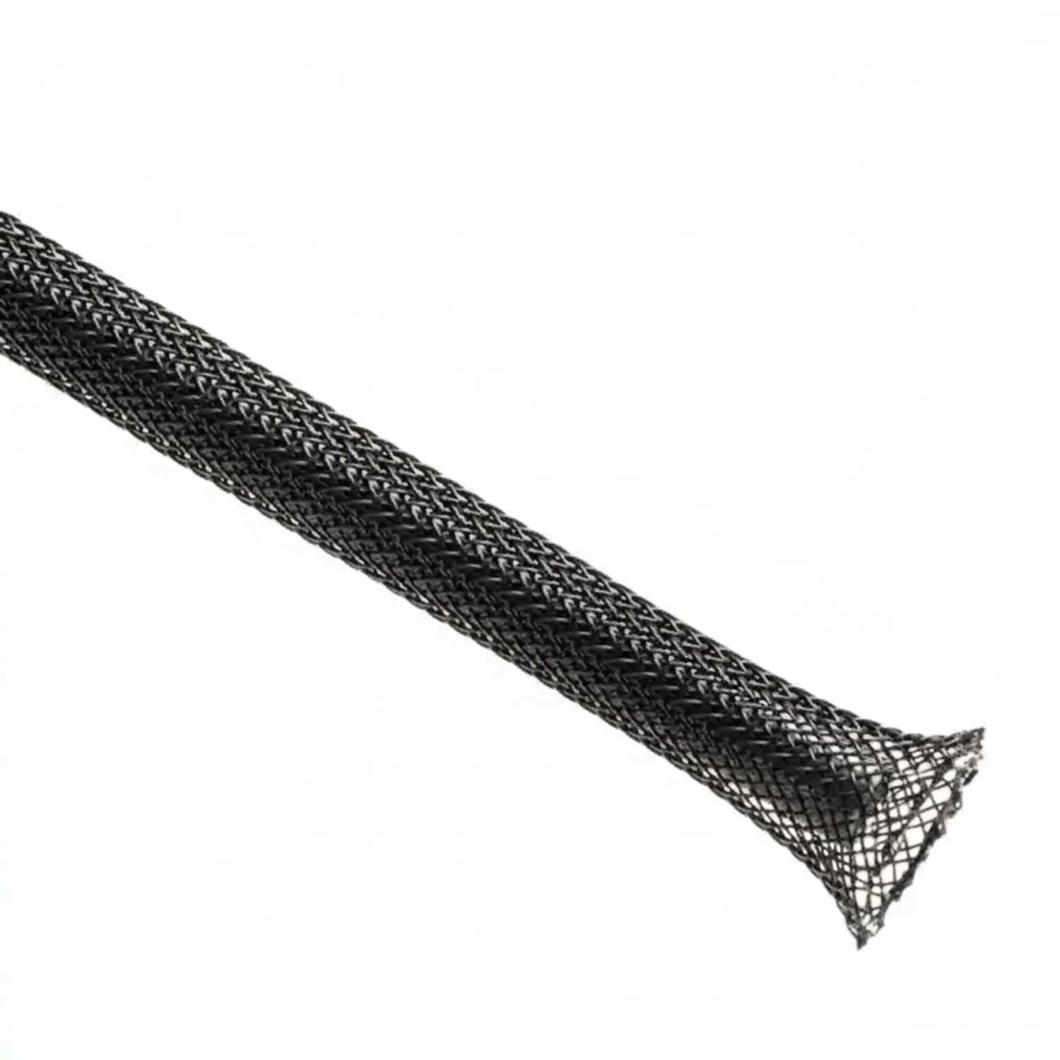 9/16" Black Techflex Flexo PET Expandable Braided Sleeving 100ft - Image 4