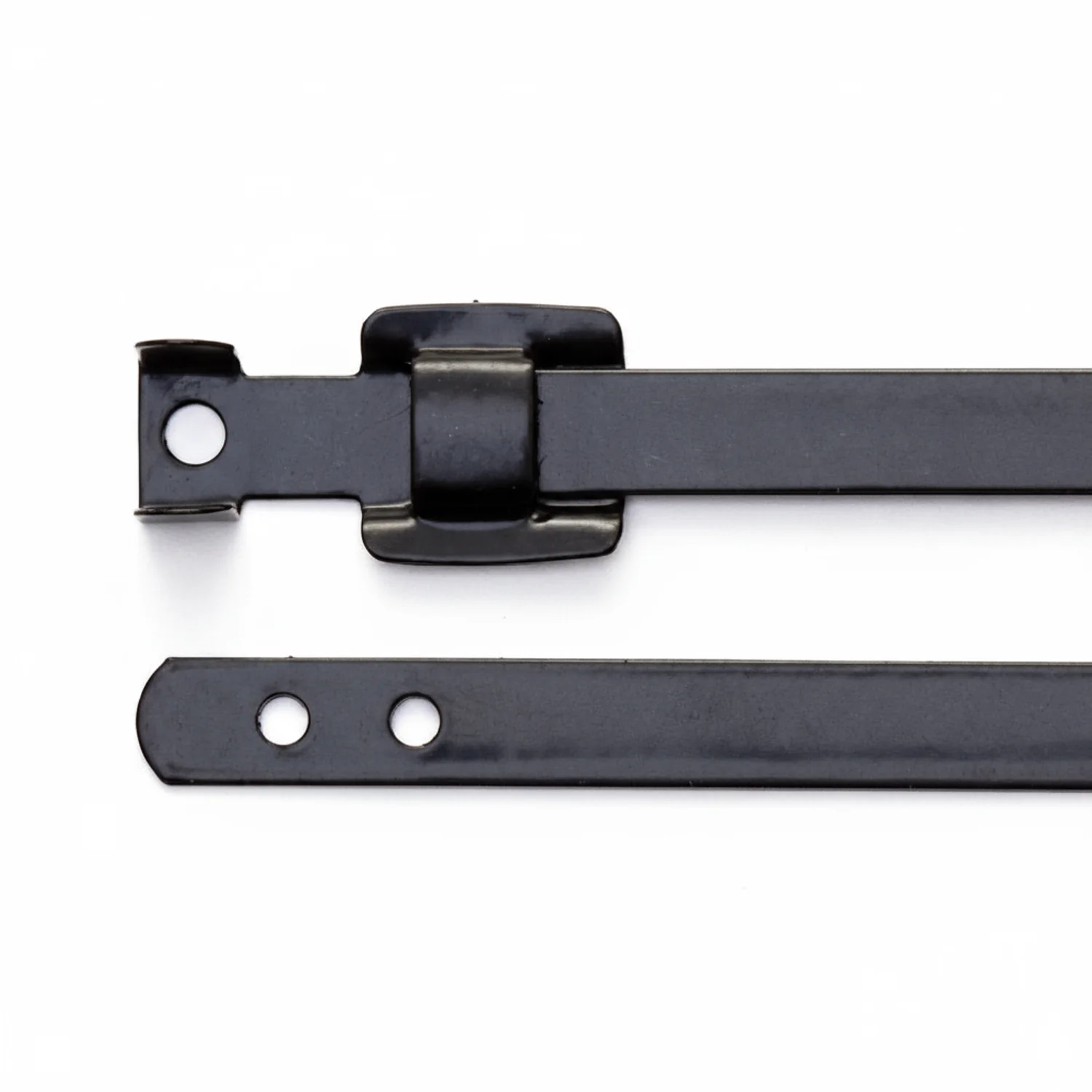 9" 300lb Releasable Black Polyester Coated 316 Stainless Steel Cable Ties / Zip Ties 100/bag Part #SSPC9R-HD-C