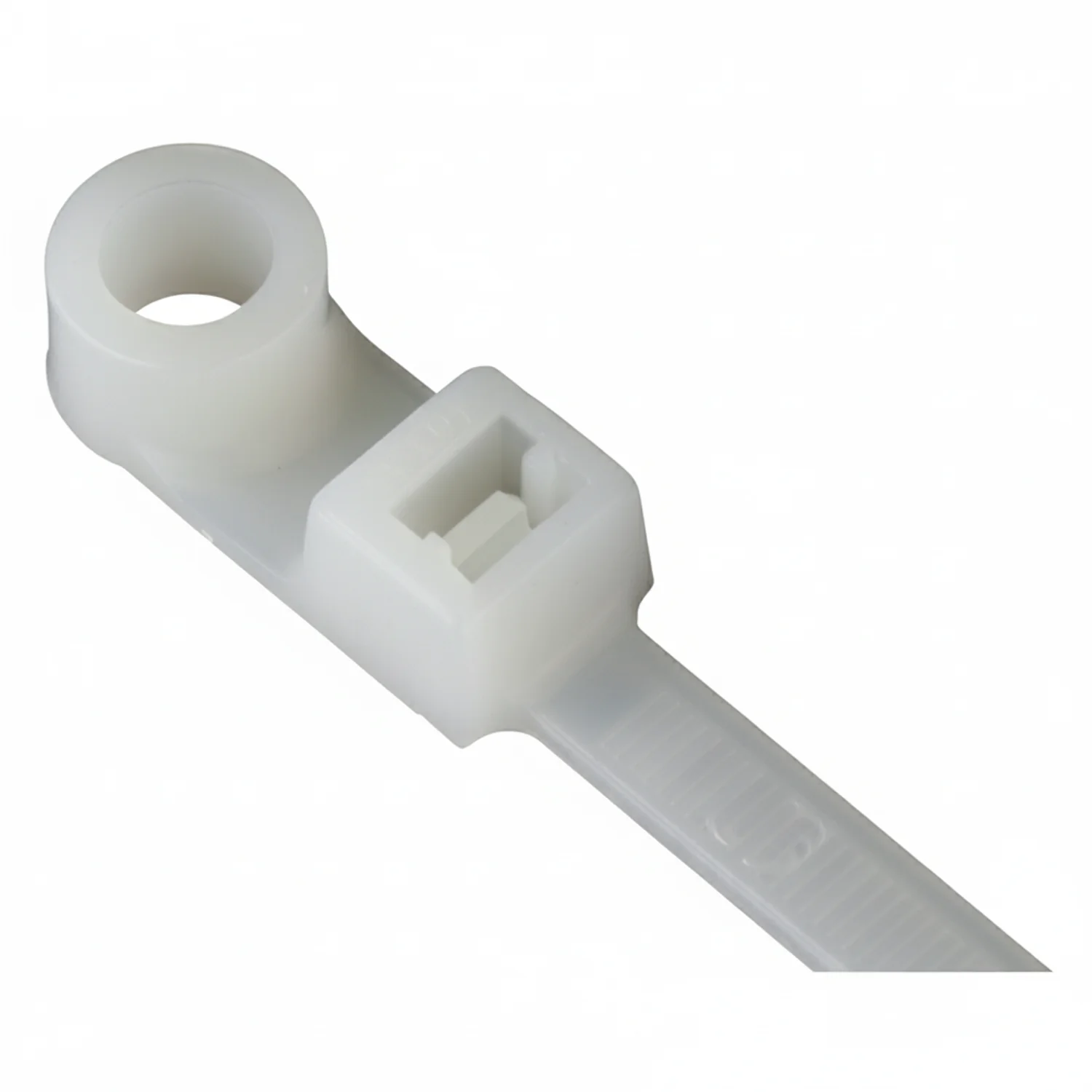 Catamount 11" 50lb Natural Cable Tie w/ #10 Mounting Hole 100/bag