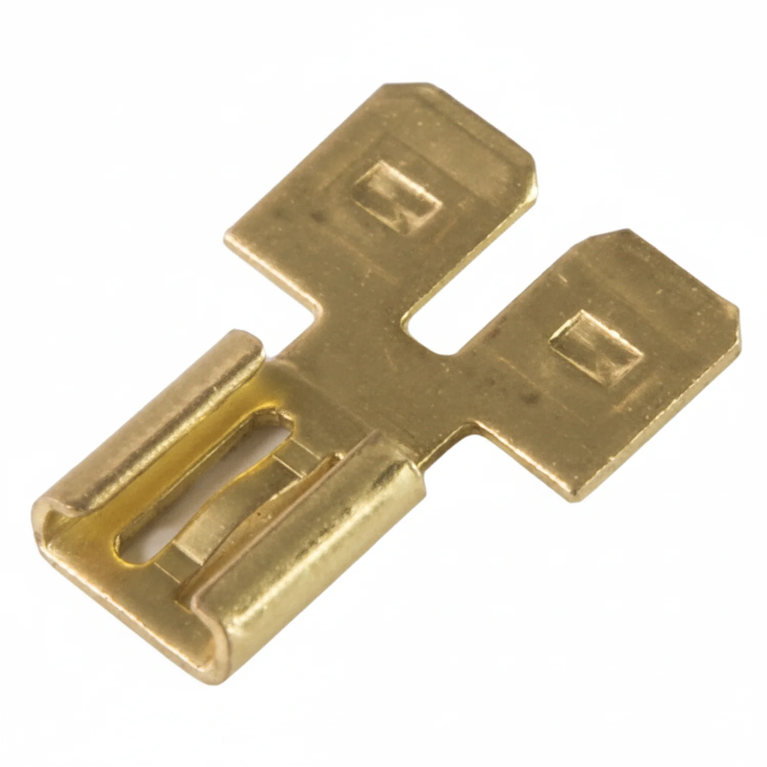 Female/Double Male 3-Way Adapter .250 Tab 100/Bag