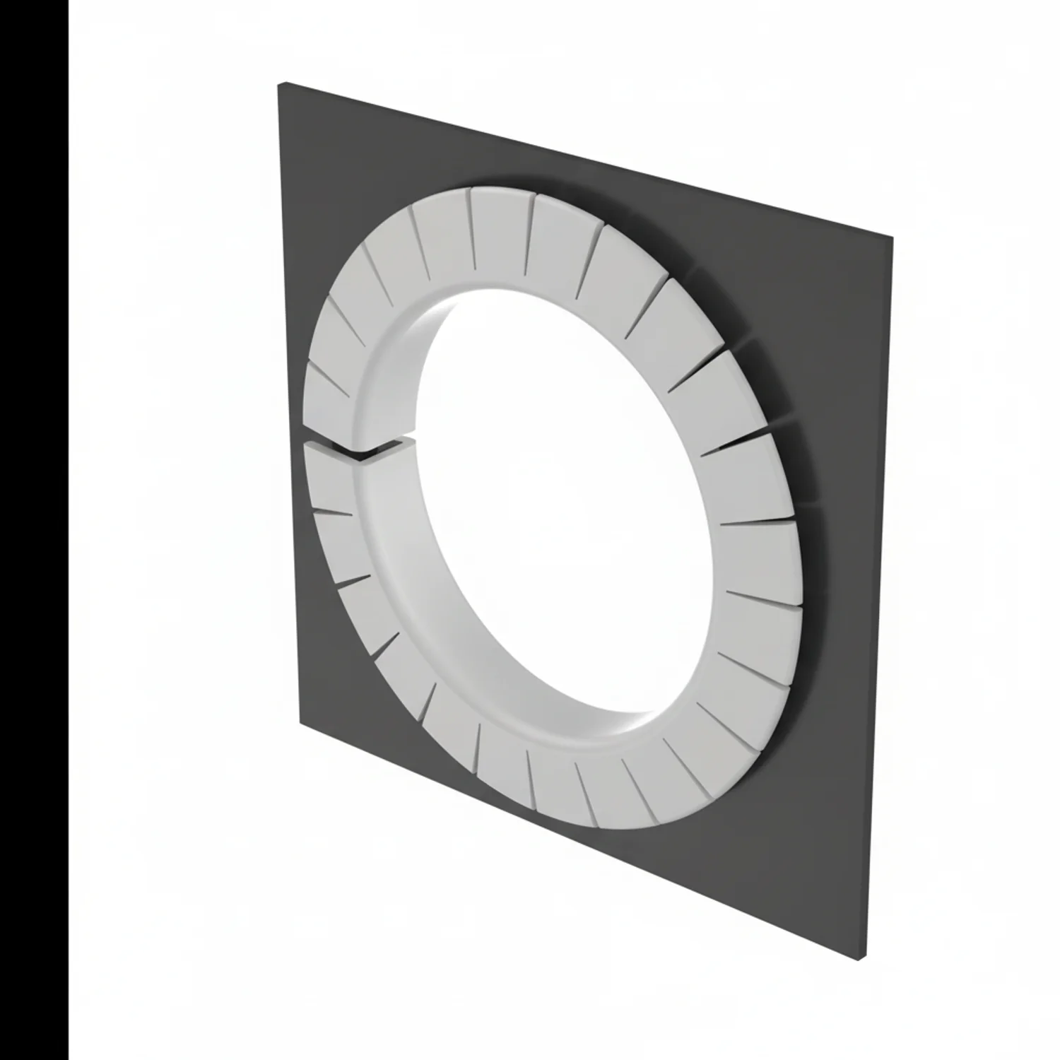 GEE144F-C Slotted Grommet, Natural, PE, 0.144" Max Panel, 100' L, PK1 - Image 5