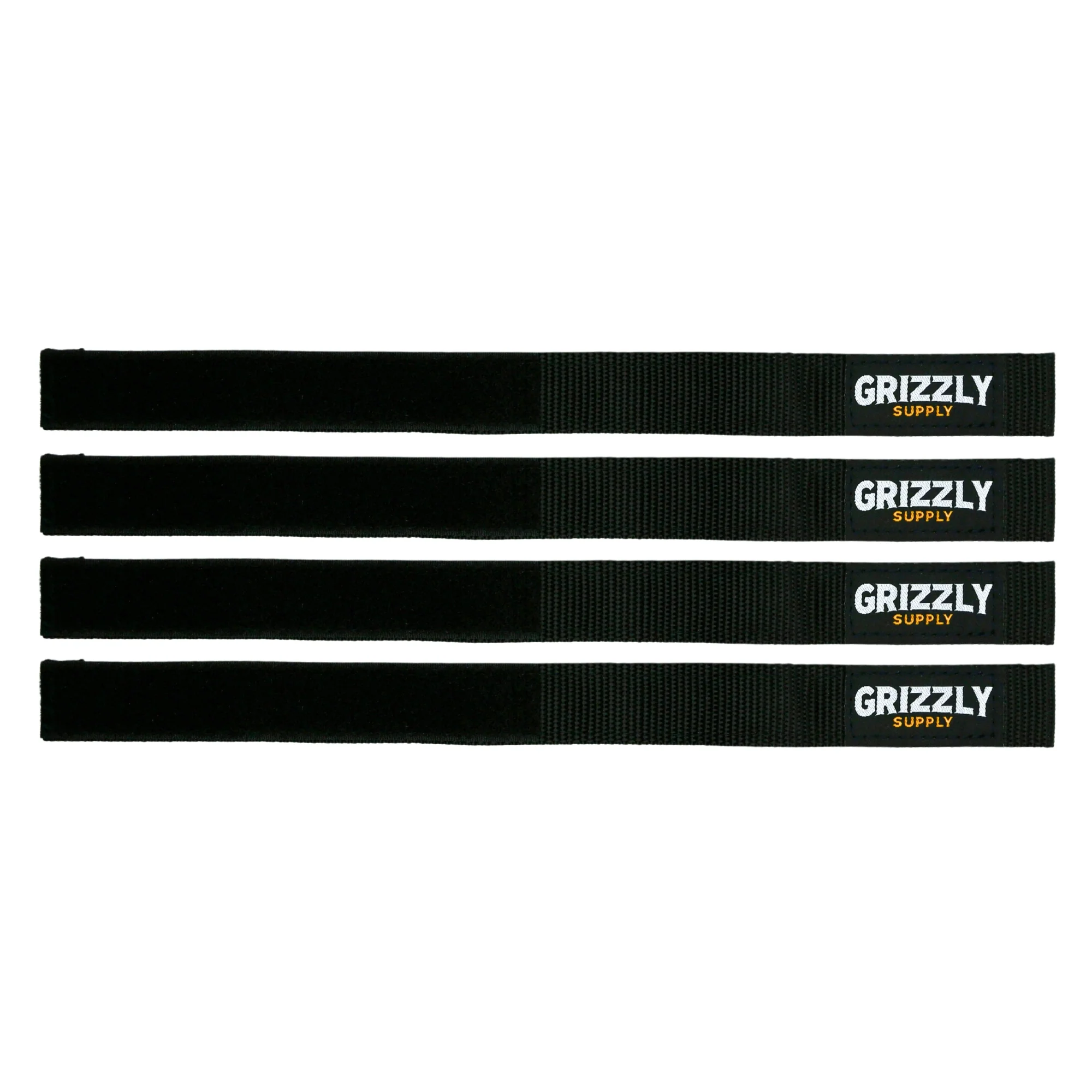 Grizzly Supply 12" Black Hook and Loop Bundle Strap 3/pk - Image 3