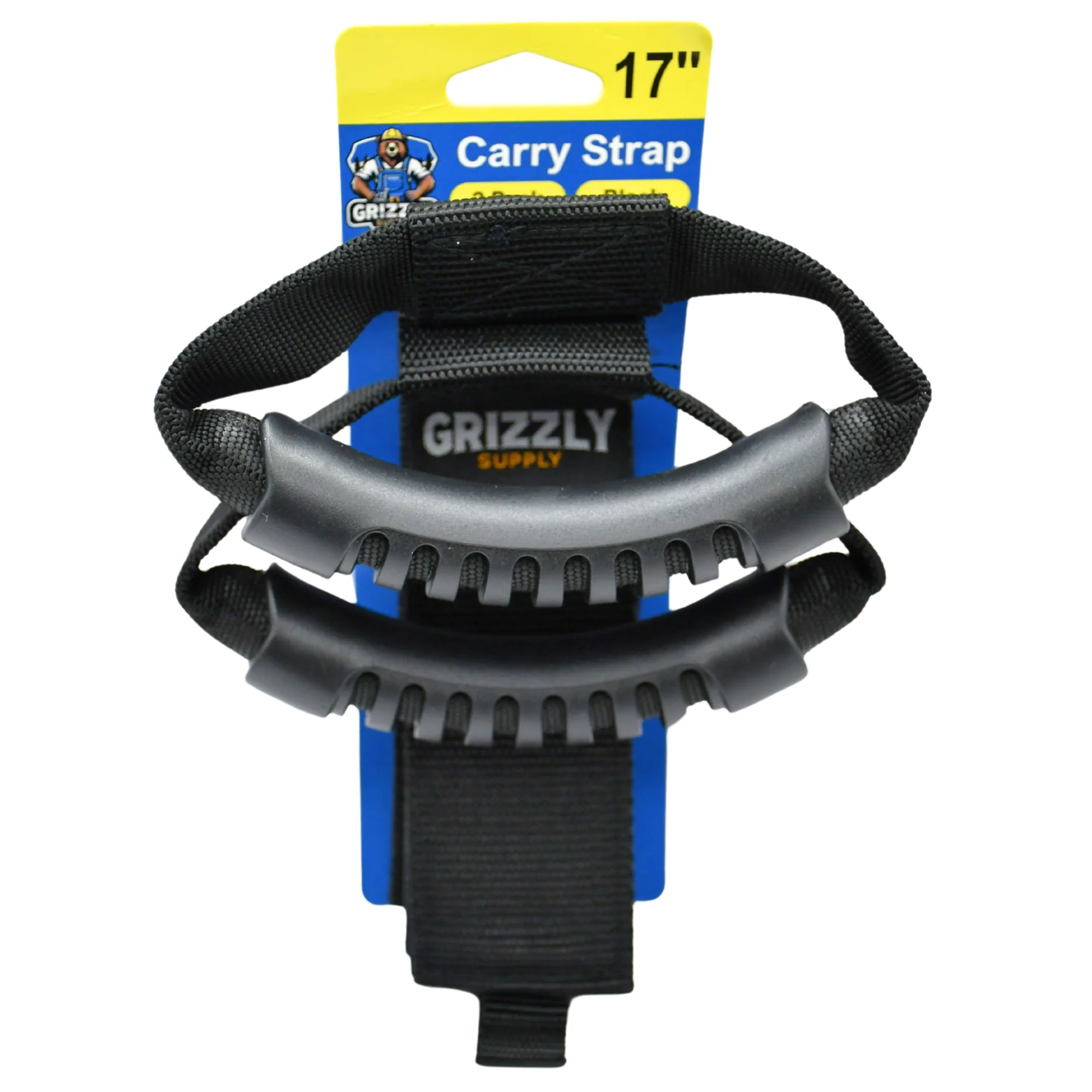 Grizzly Supply 17" Black Carry Strap with Handle 2/pk - Image 3