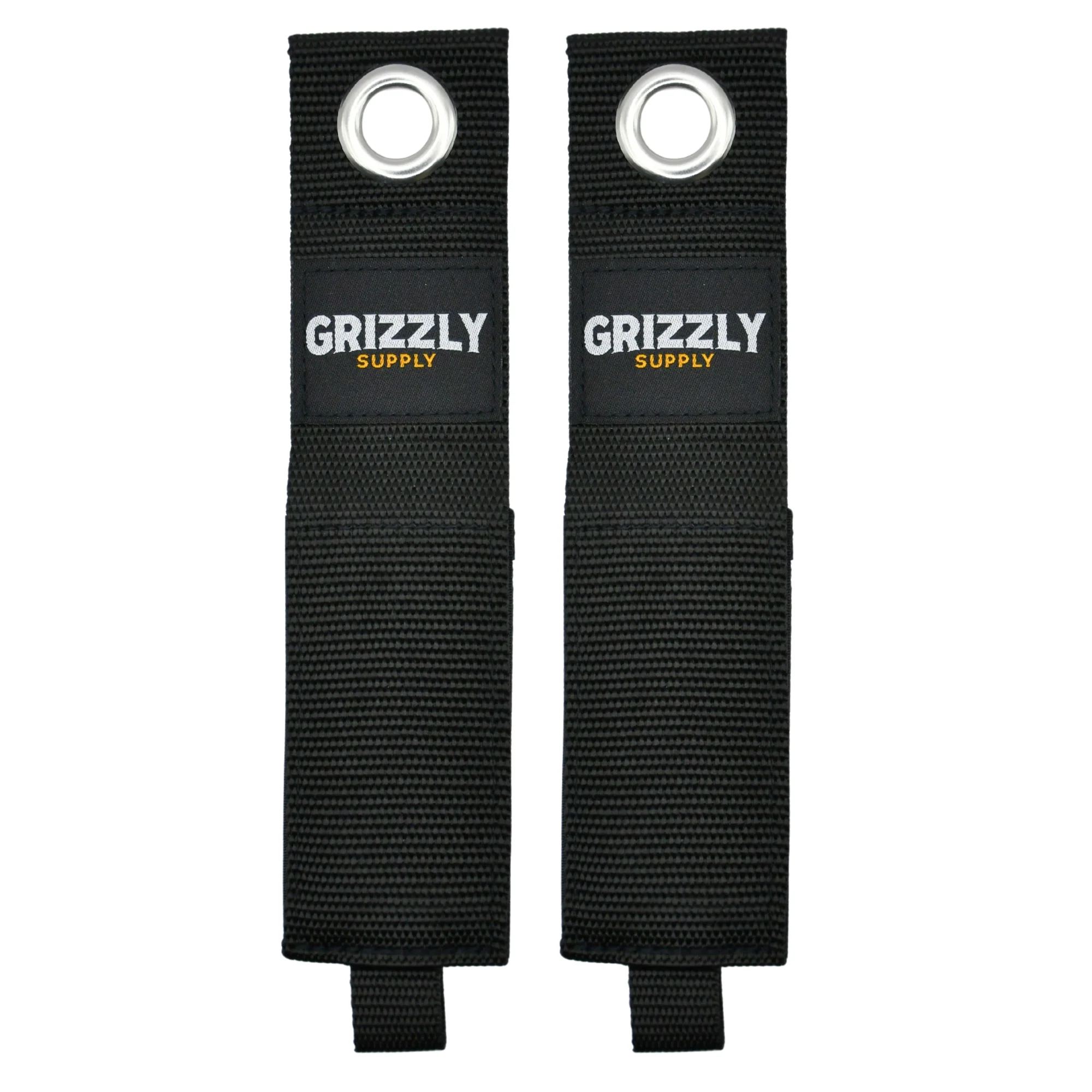 Grizzly Supply 17" Black Hook and Loop Storage Strap 2/pk - Image 3