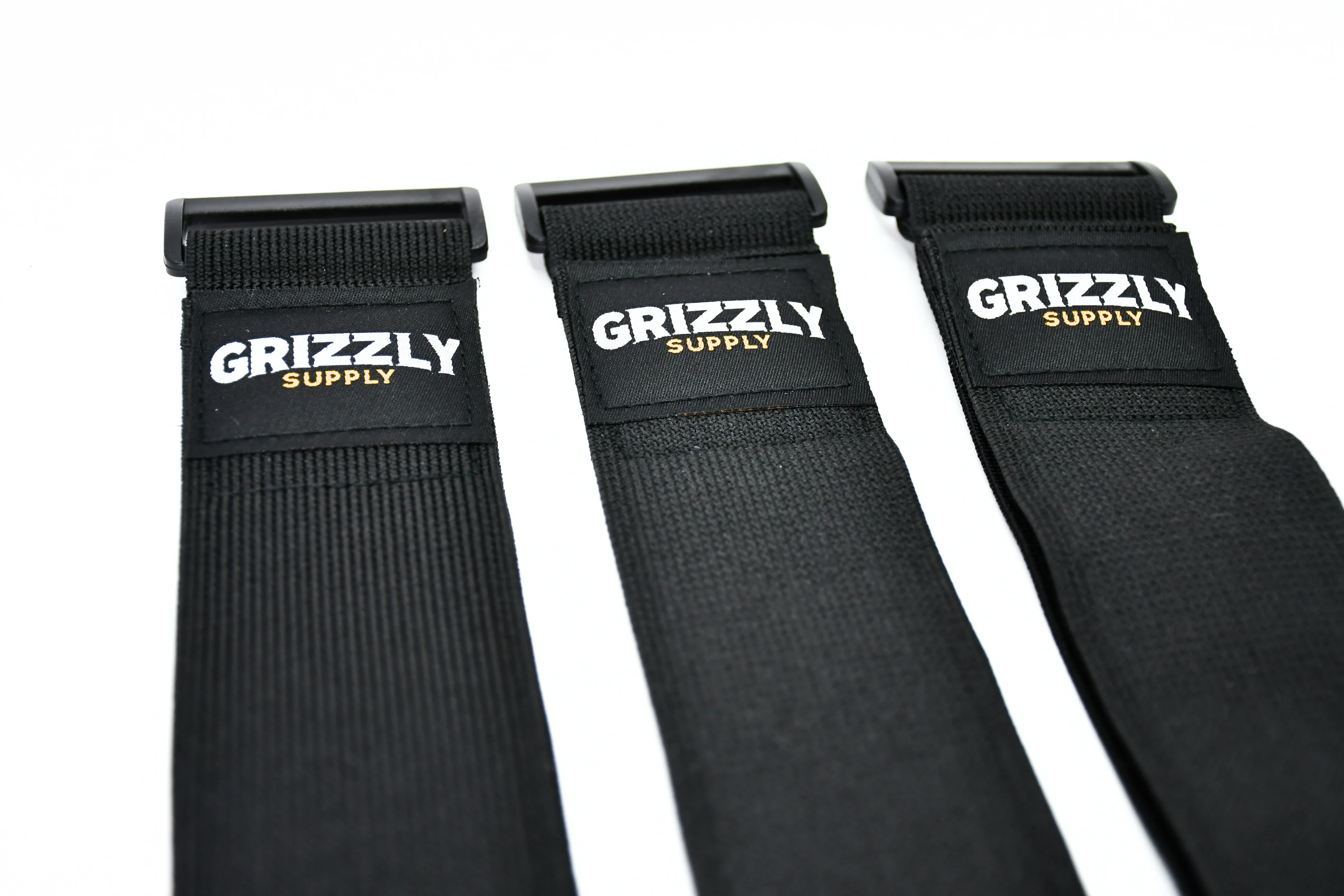 Grizzly Supply 18" Black Stretch Strap 3/pk - Image 2