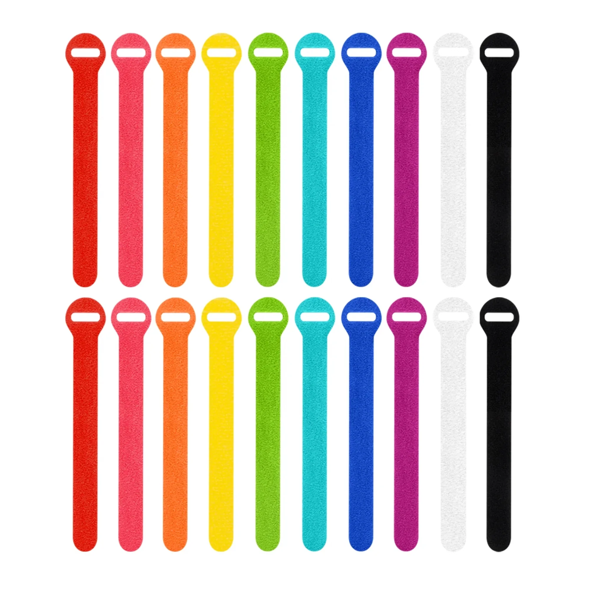 Grizzly Supply 5" Colored Hook and Loop Cable Tie 20/pk - Image 2