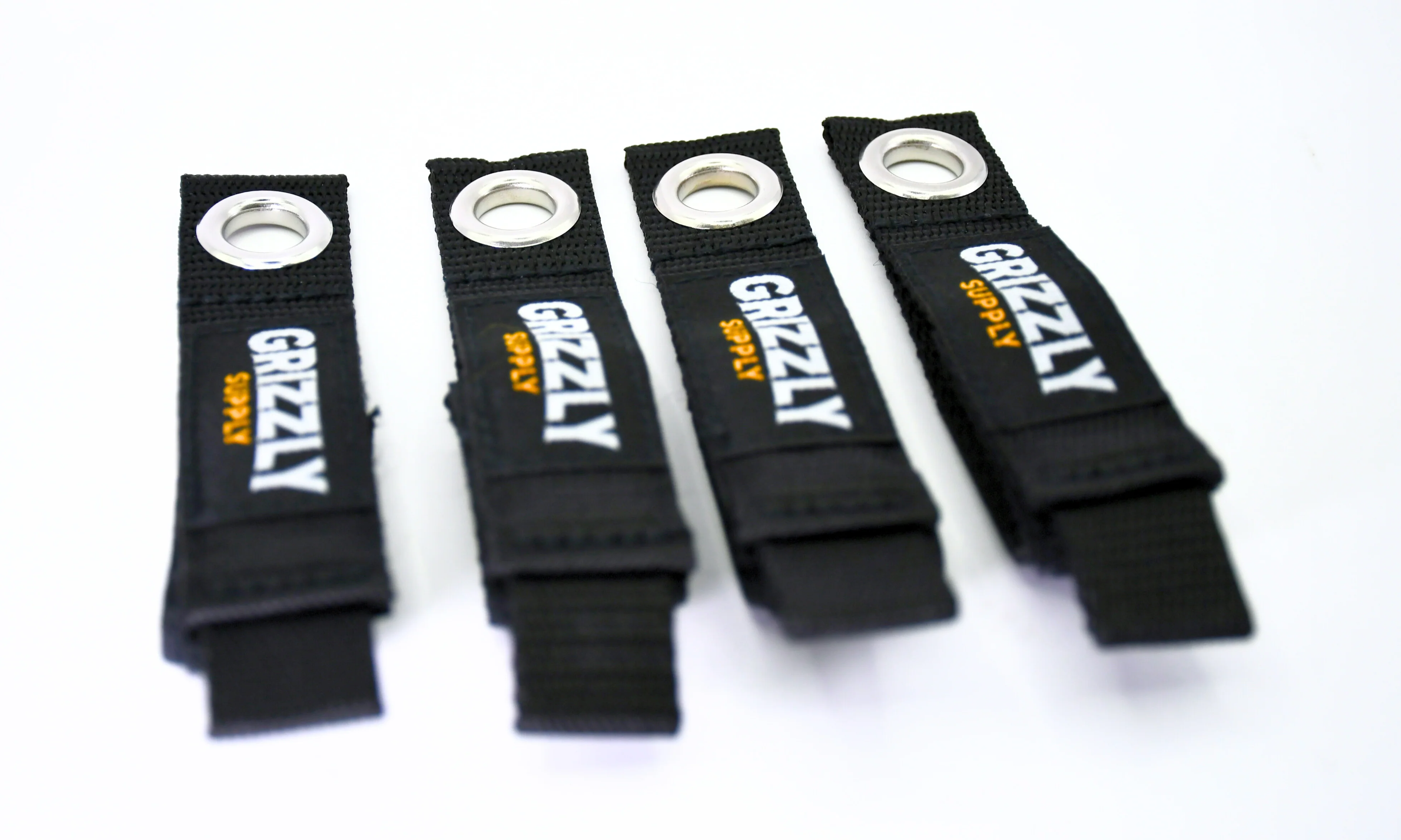 Grizzly Supply 7" Black Hook and Loop Storage Strap 4/pk - Image 5