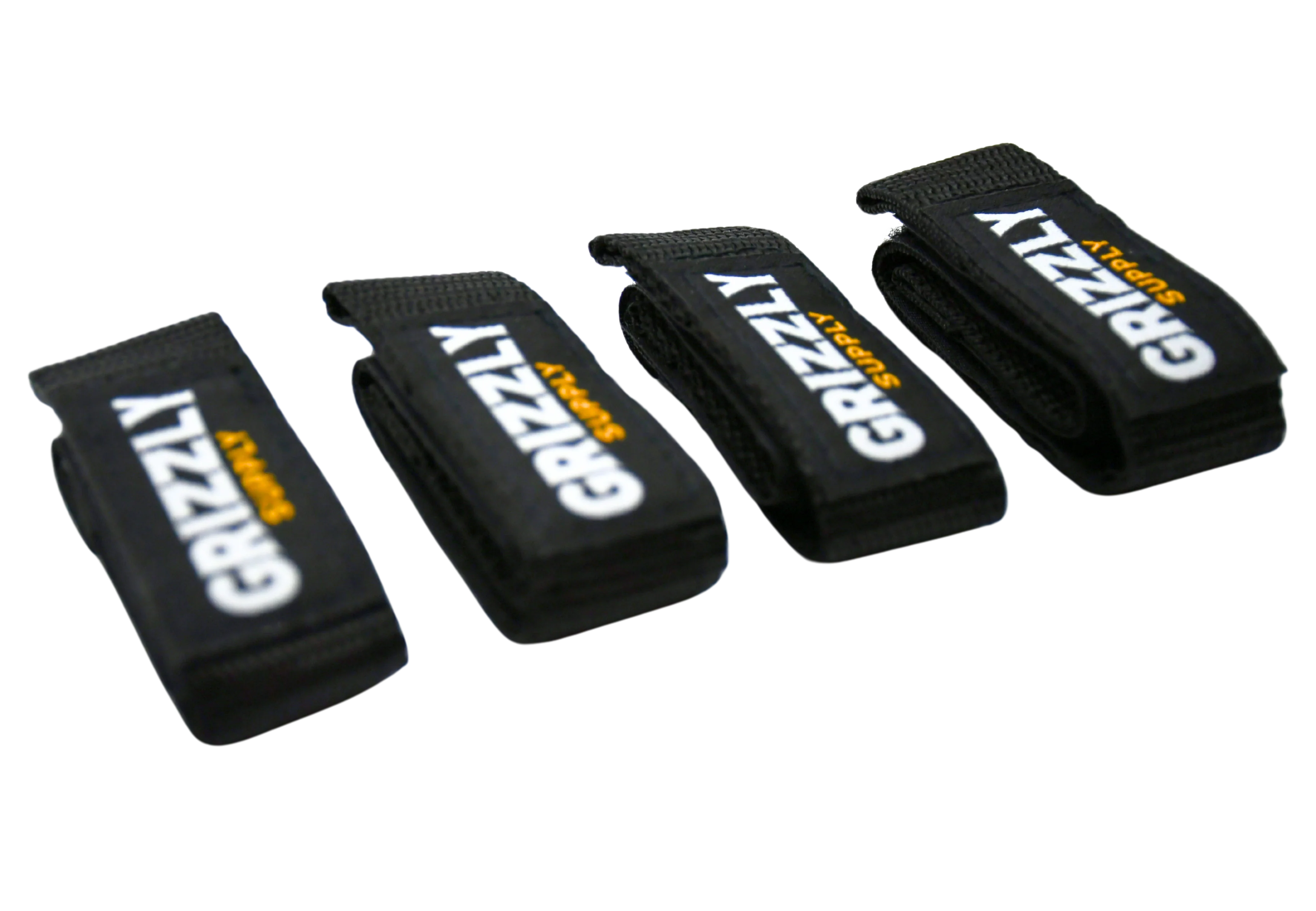 Grizzly Supply 9" Black Hook and Loop Bundle Strap 4/pk - Image 2