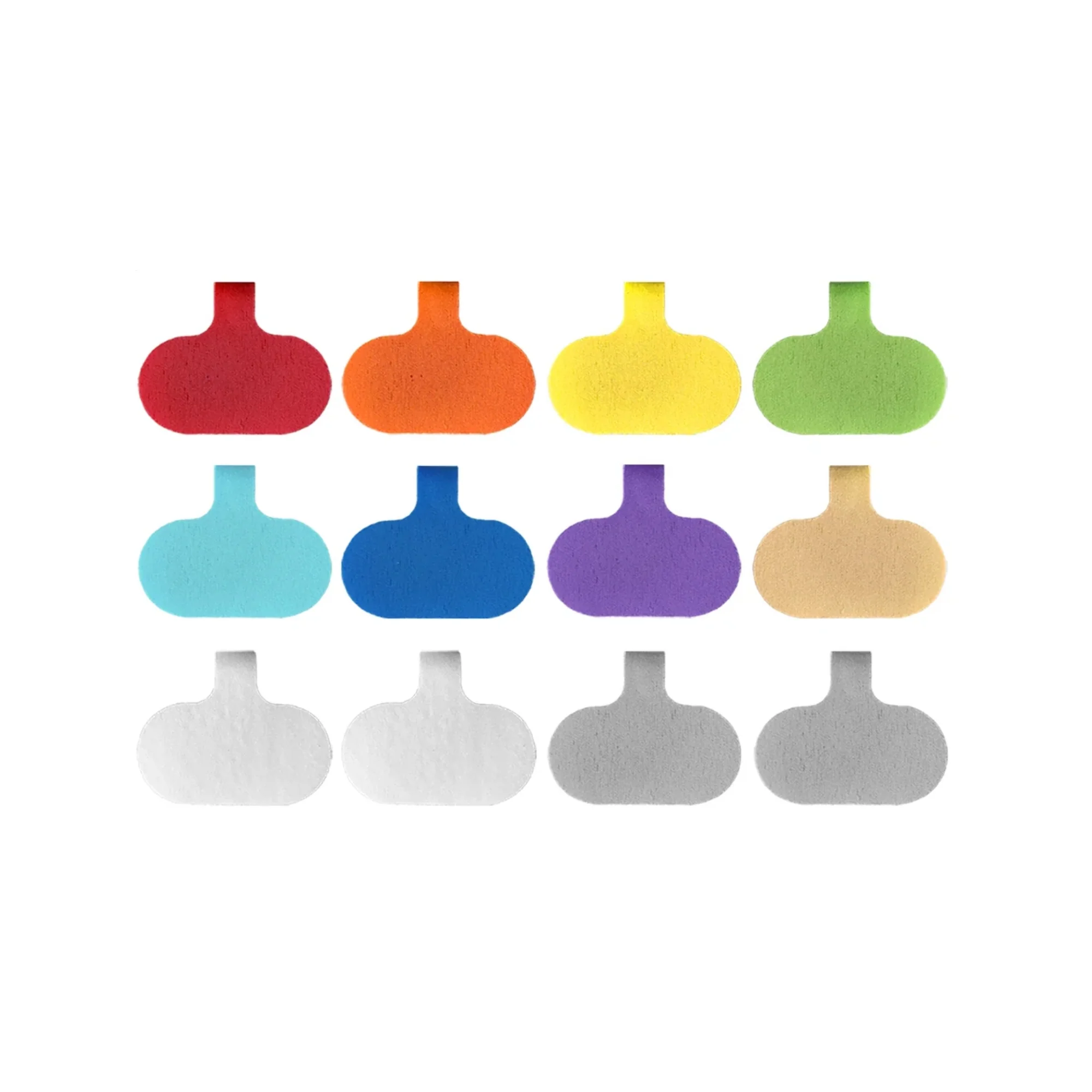 Grizzly Supply Assorted Color Small Cable Label 12/pk - Image 3