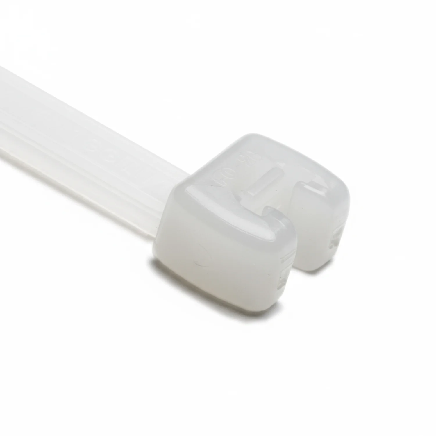 HellermannTyton 109-00136 Q Tie, 11.4" Long, 50lb Tensile Strength, PA66HS, Natural, 100/Bag