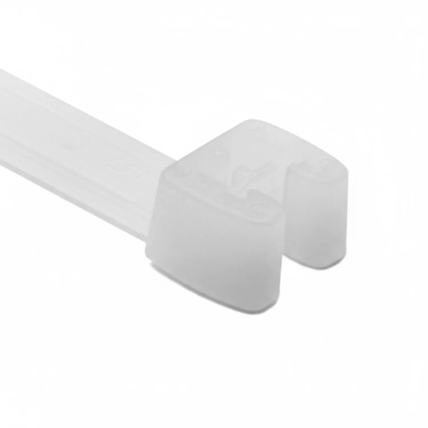 HellermannTyton 109-00142 Q Tie, 16.5" Long, 120lb Tensile Strength , PA66HS, Natural, 100/Bag