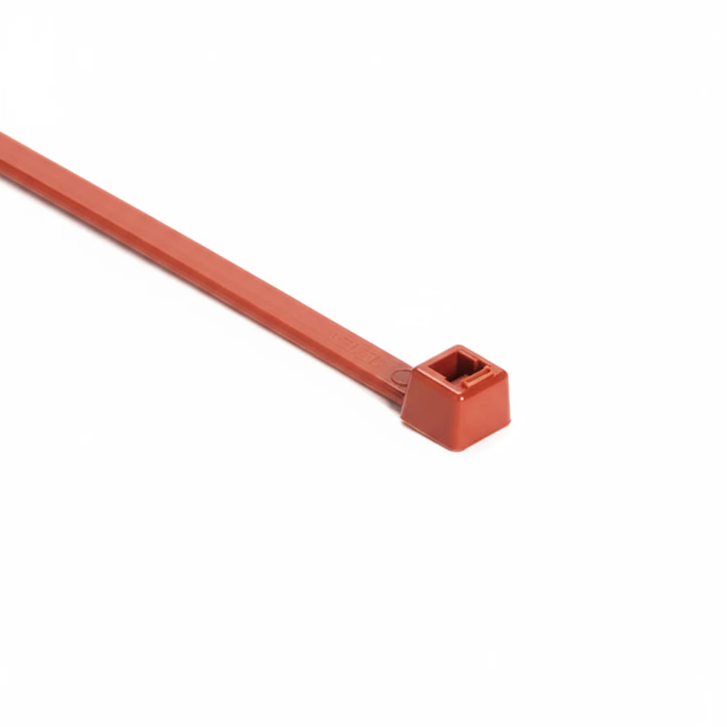 HellermannTyton 111-01167  Metal Content Tie, 15" Long, 50lb Tensile Strength, PA66MP, Red, 100/pkg