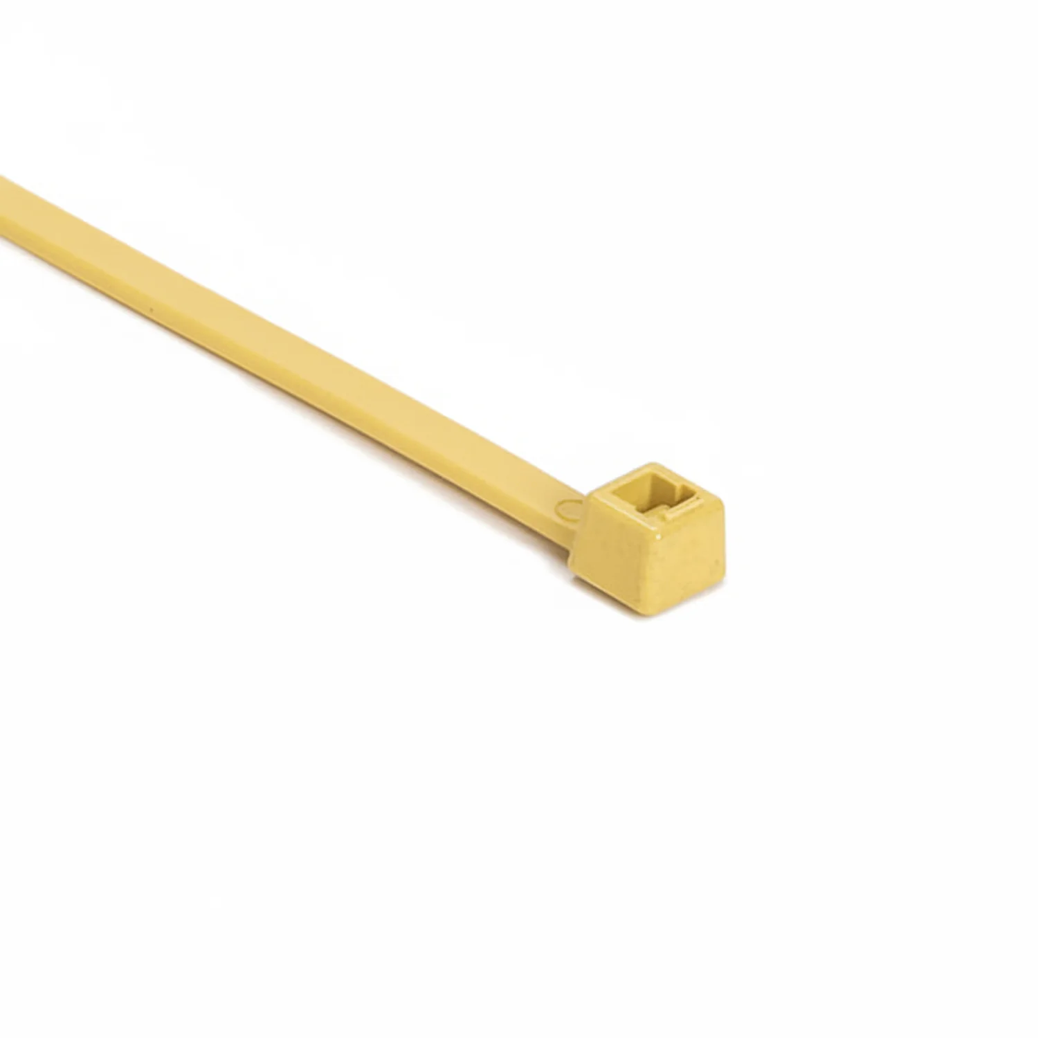 HellermannTyton 111-01168 Metal Content Tie, 15" Long, 50lb Tensile Strength, PA66MP, Yellow, 100/pkg