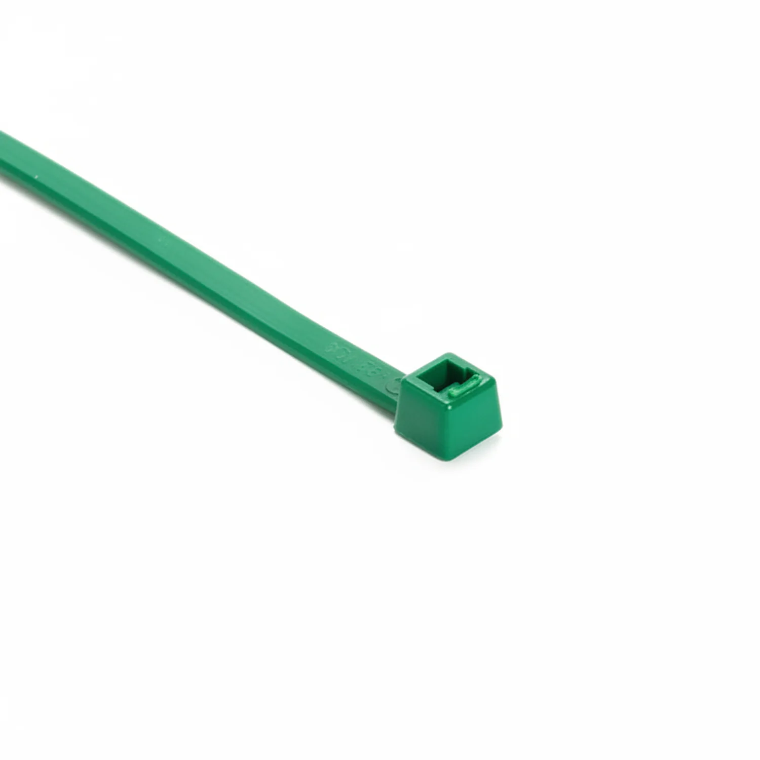 HellermannTyton 111-01169 Metal Content Tie, 15" Long, 50lb Tensile Strength, PA66MP, Green, 100/pkg