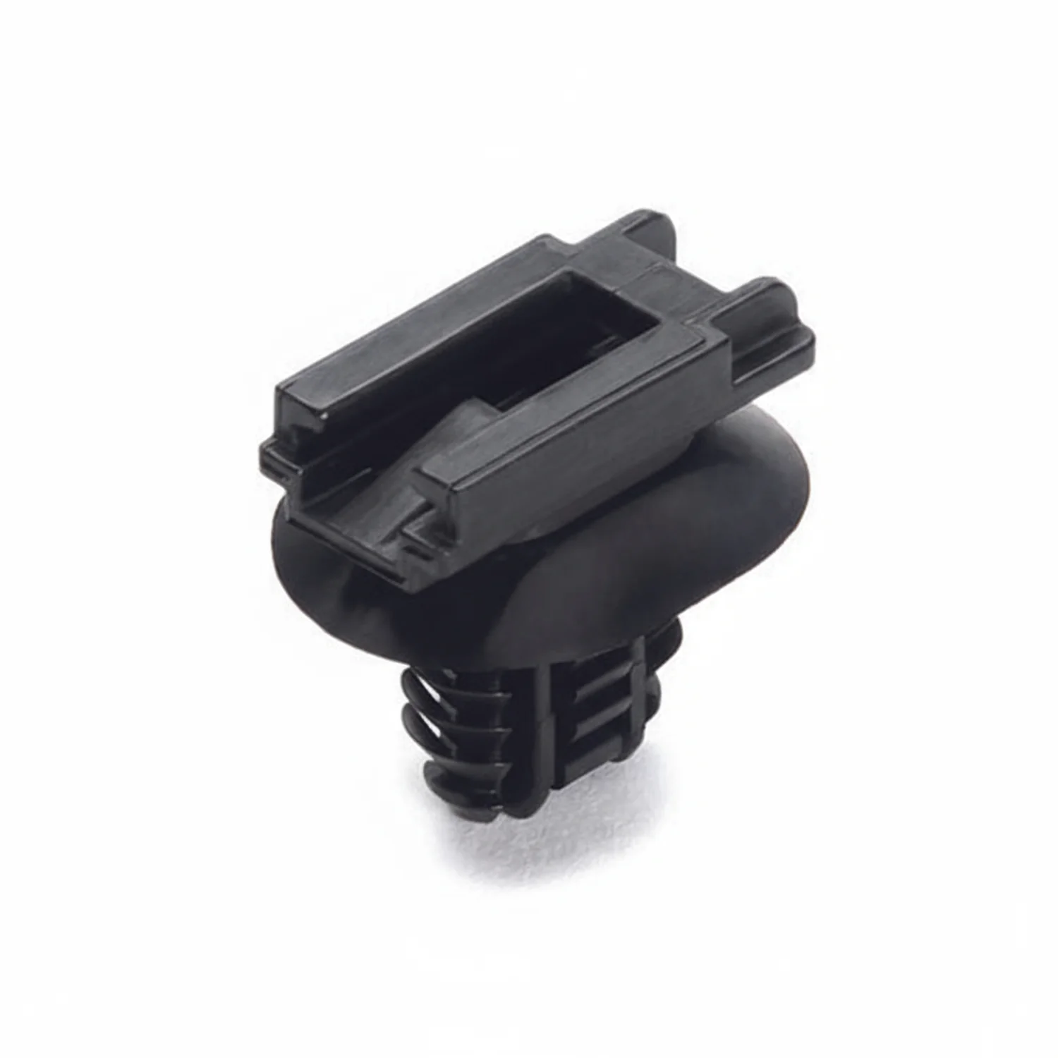 HellermannTyton 151-01246 Connector Clip w/Oval Fir Tree, 0.51 - 6.75 mm Panel Thickness, Hole Dia. 6.2–13.0mm, PA66HIRHS, Black, 5000/ctn