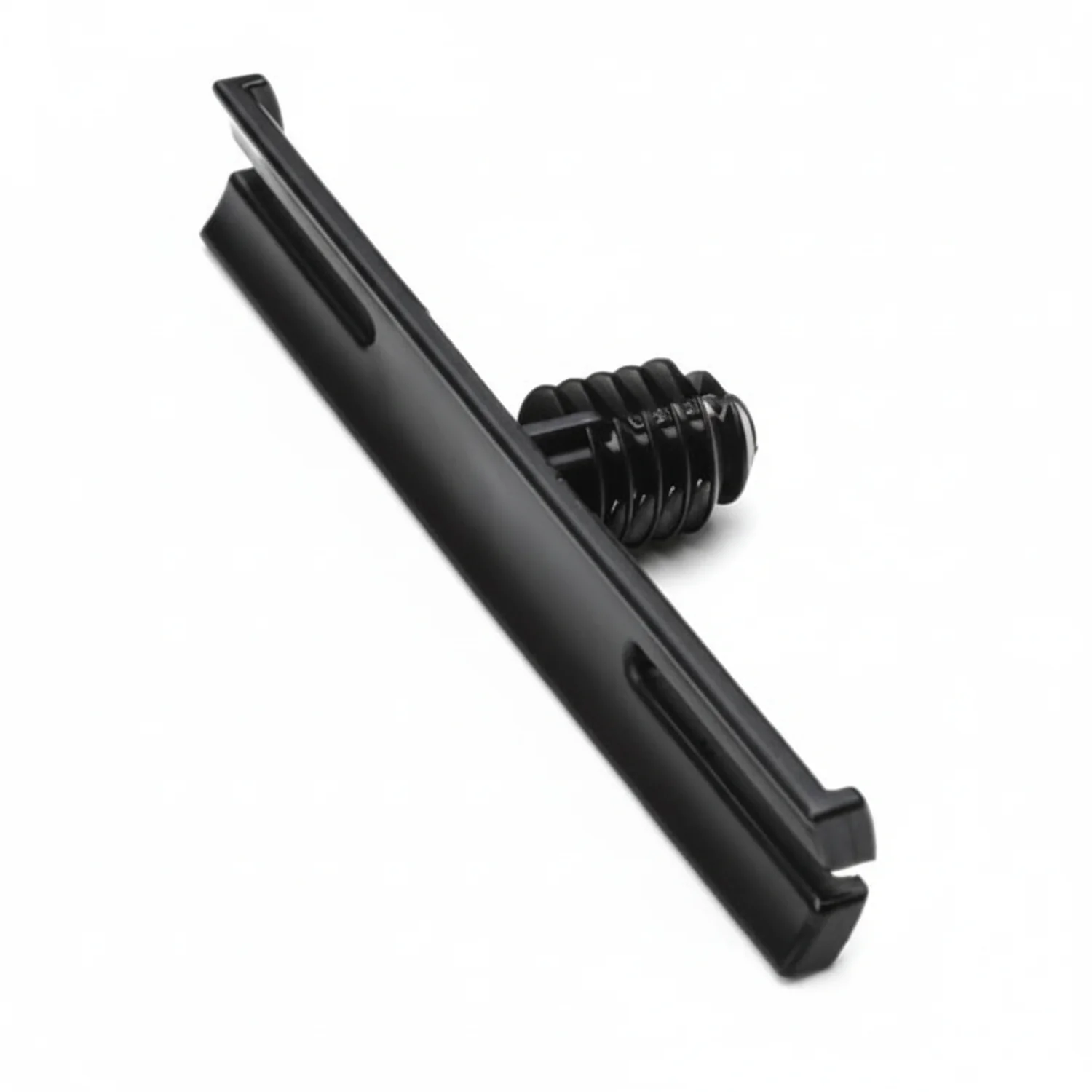 HellermannTyton 155-30802 Bundling Clip with Fir Tree, 2.17" Long, 0.02 - 0.20" Panel Thickness, PA66HIRHS,Bk,14,000/pkg
