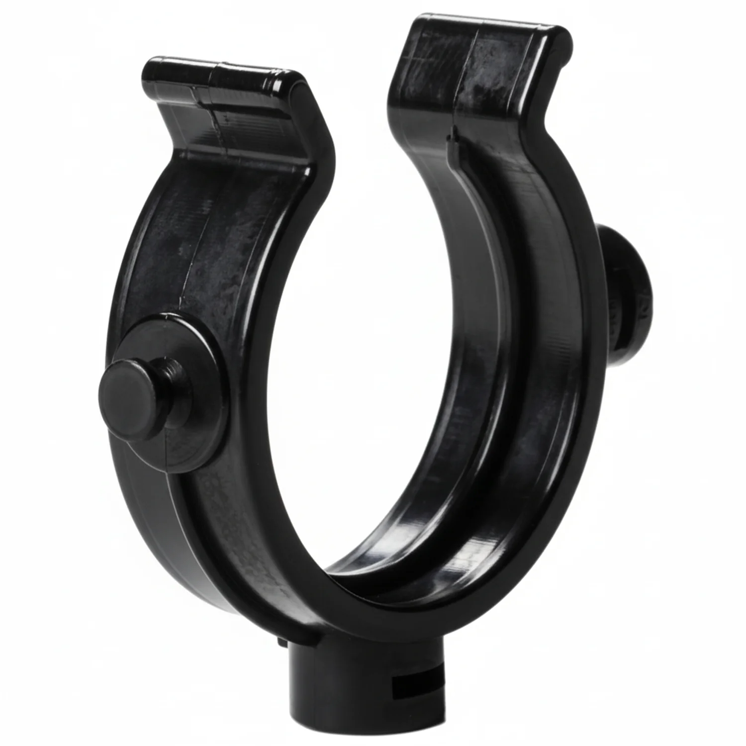 HellermannTyton 161-64010 Helawrap, Accessory Clip, HWCLIP30, 1-1/4" Dia, PA66HIRHS, Black, 50/pkg