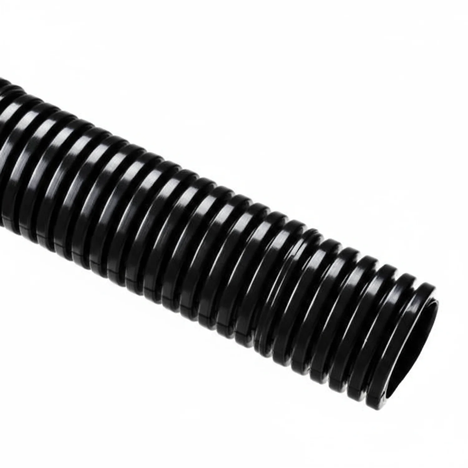 HellermannTyton 166-90192 HelaGuard Non-Metallic Conduit, Std. Weight, 0.75" Dia, Nylon PA6, Black, 100 ft/reel